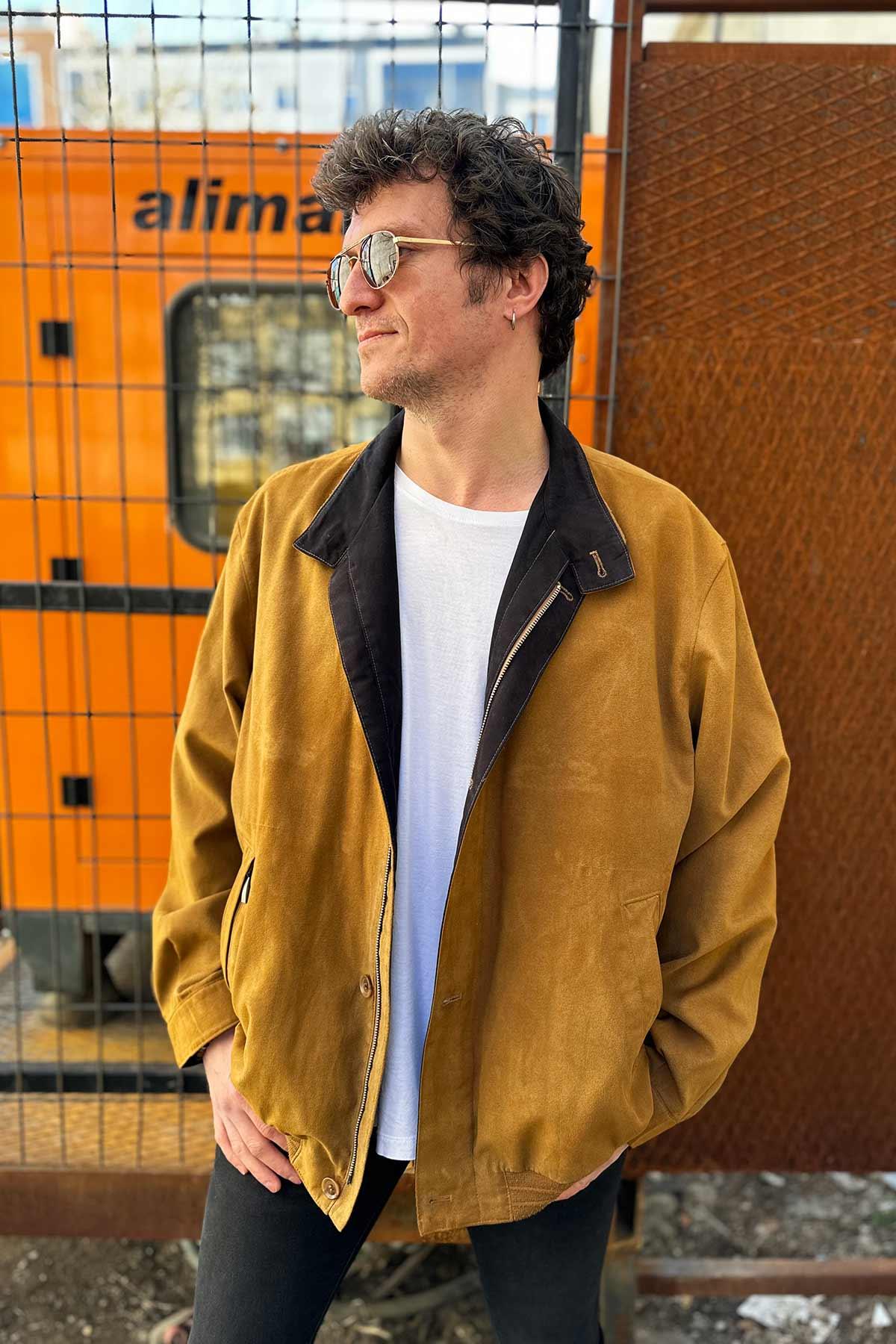 Vintage Mevsimlik Bomber Mont
