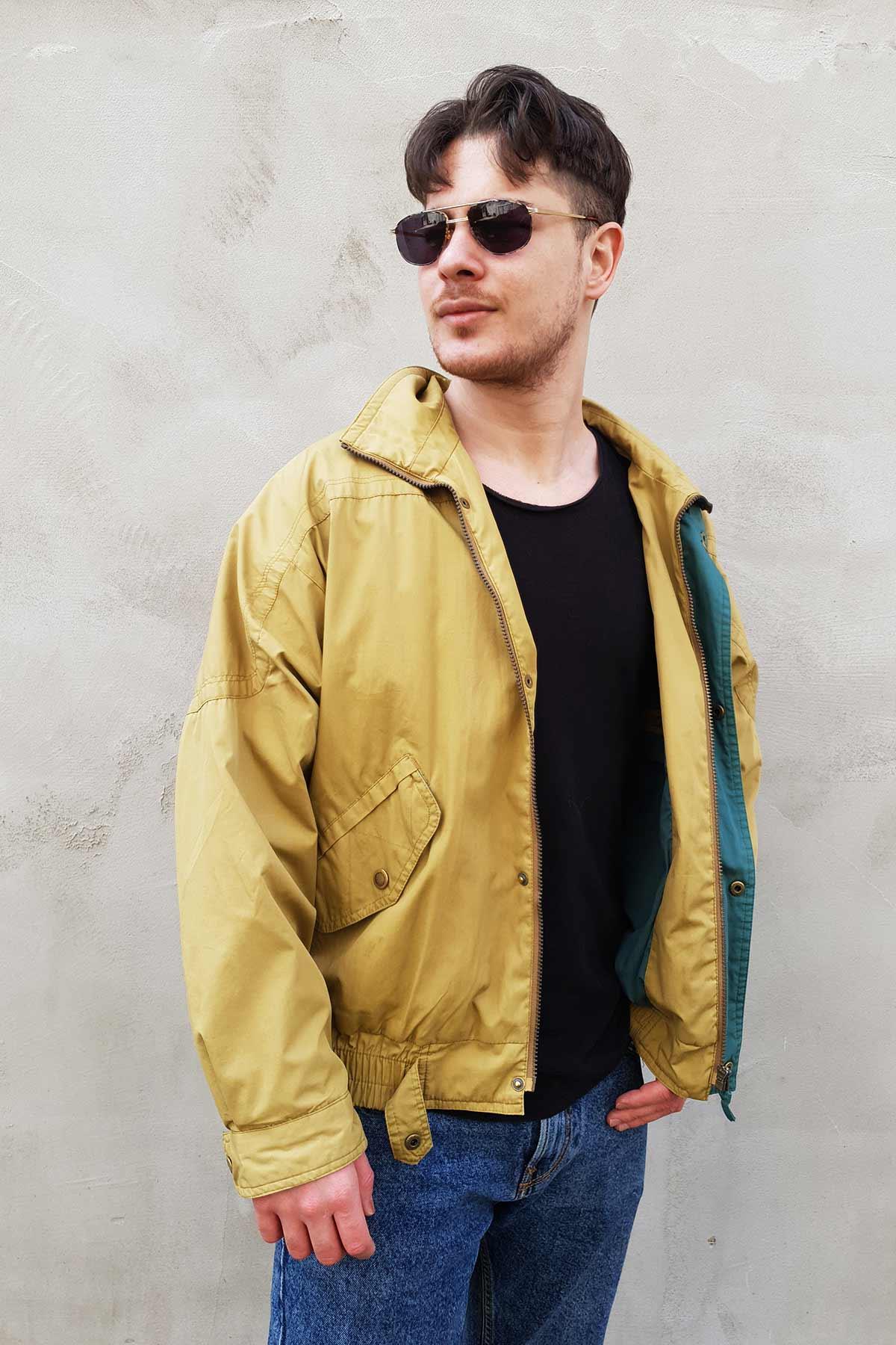 Vintage Mevsimlik Bomber Mont