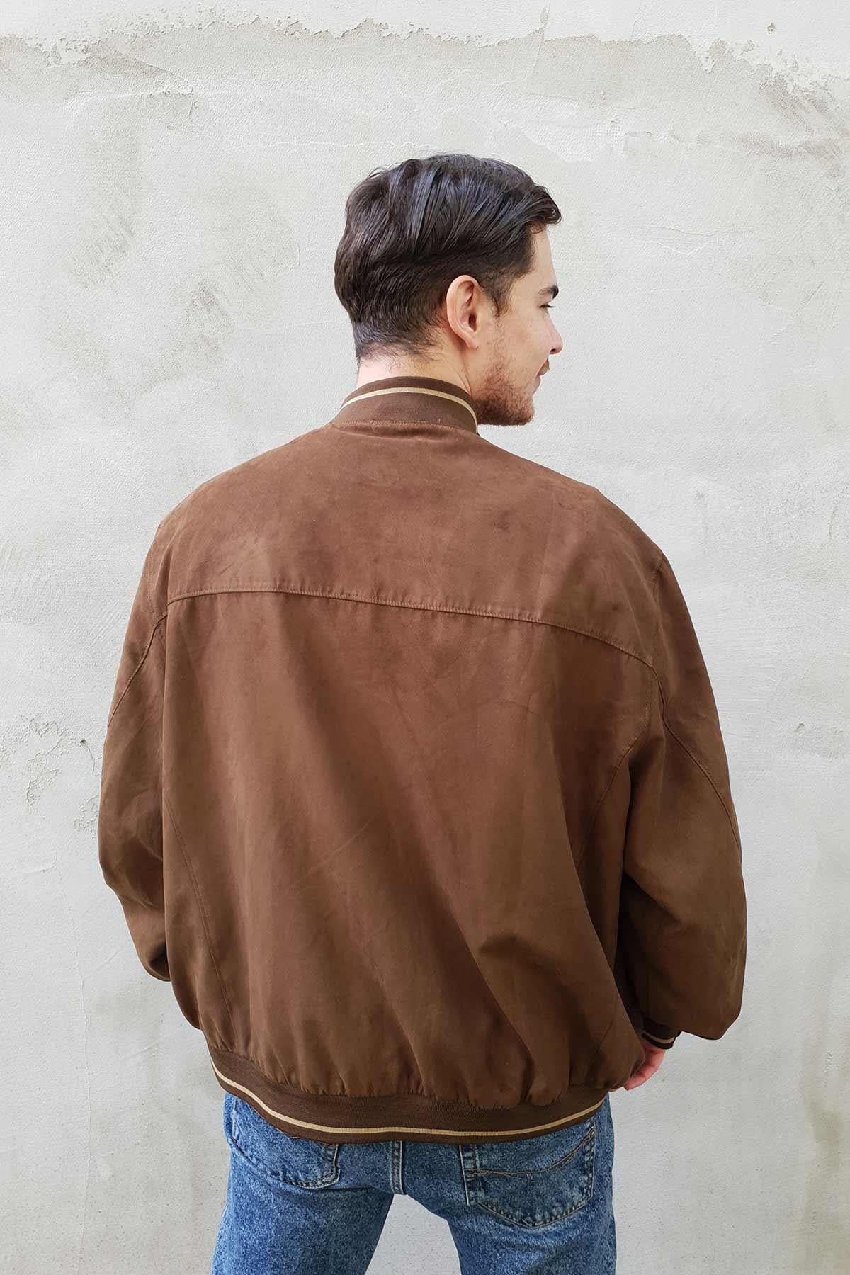 Vintage Mevsimlik Bomber Mont