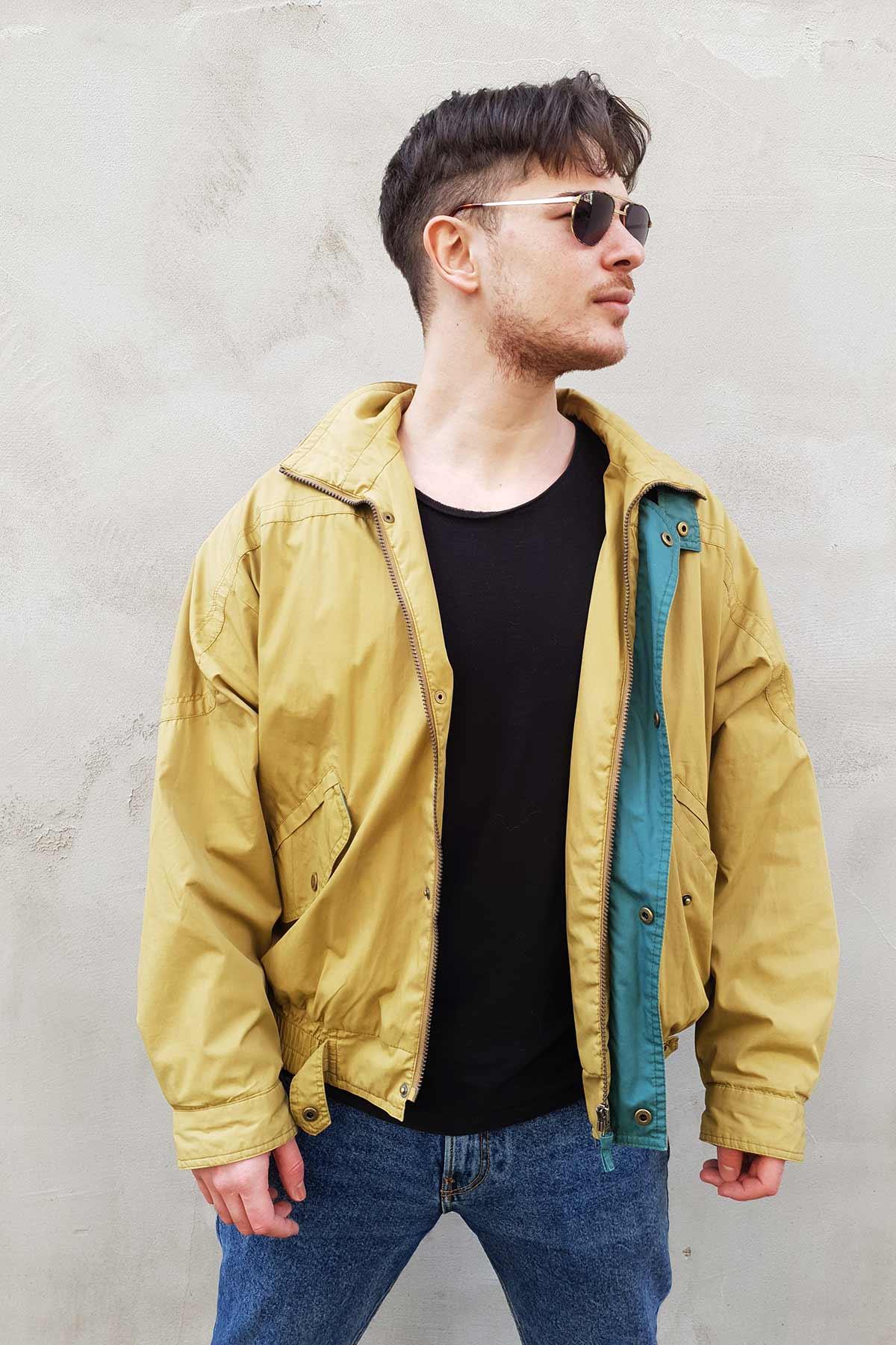 Vintage Mevsimlik Bomber Mont