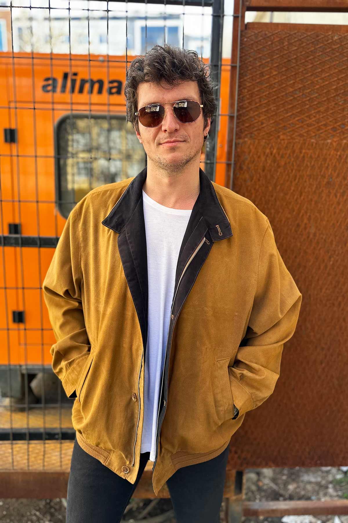 Vintage Mevsimlik Bomber Mont