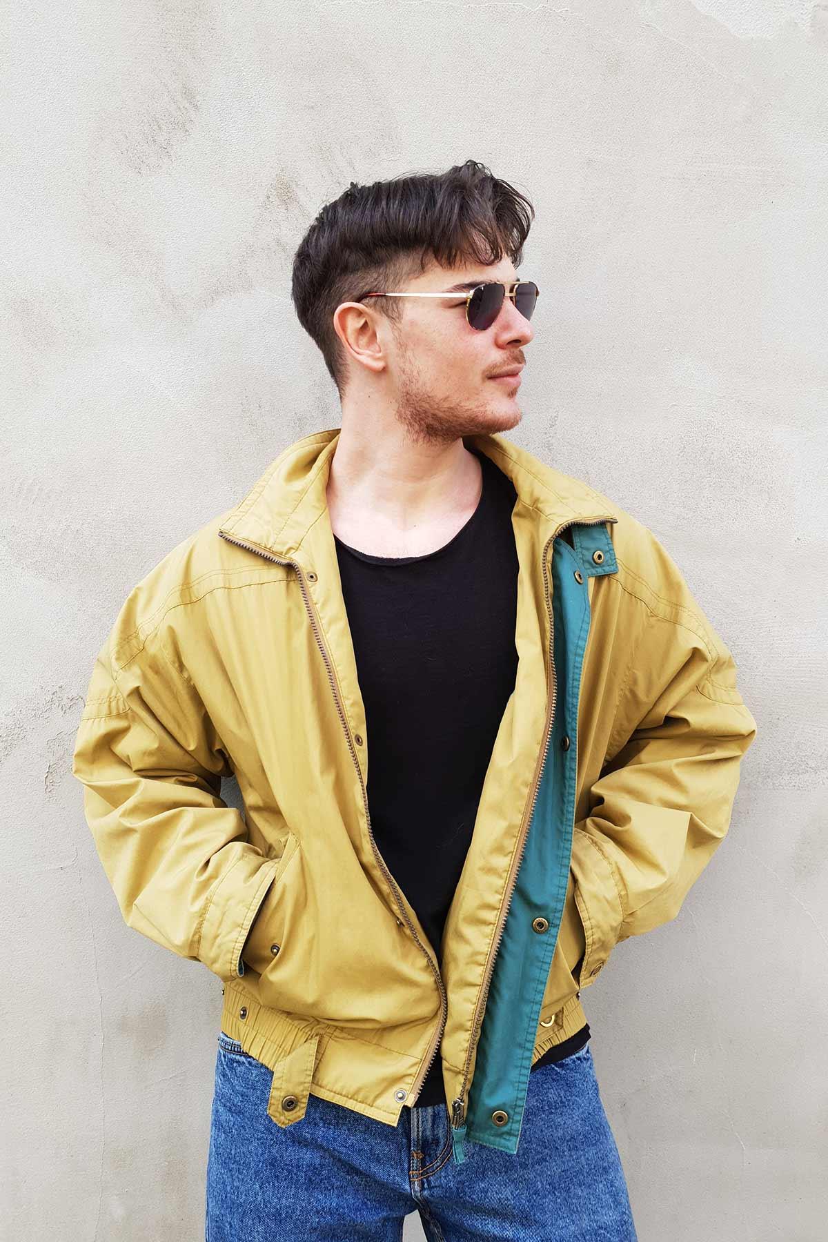 Vintage Mevsimlik Bomber Mont