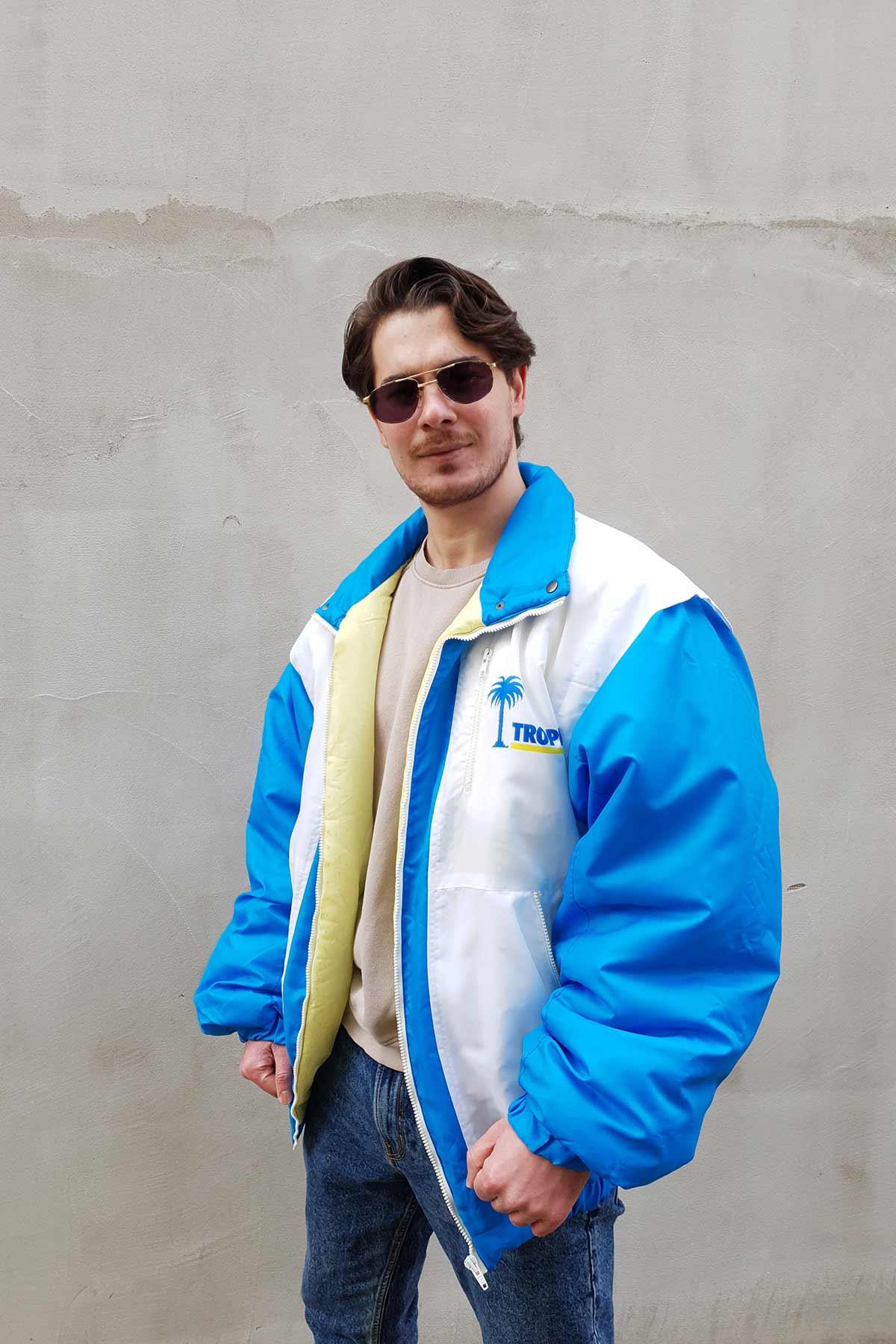 Vintage Oversize Bomber Mont