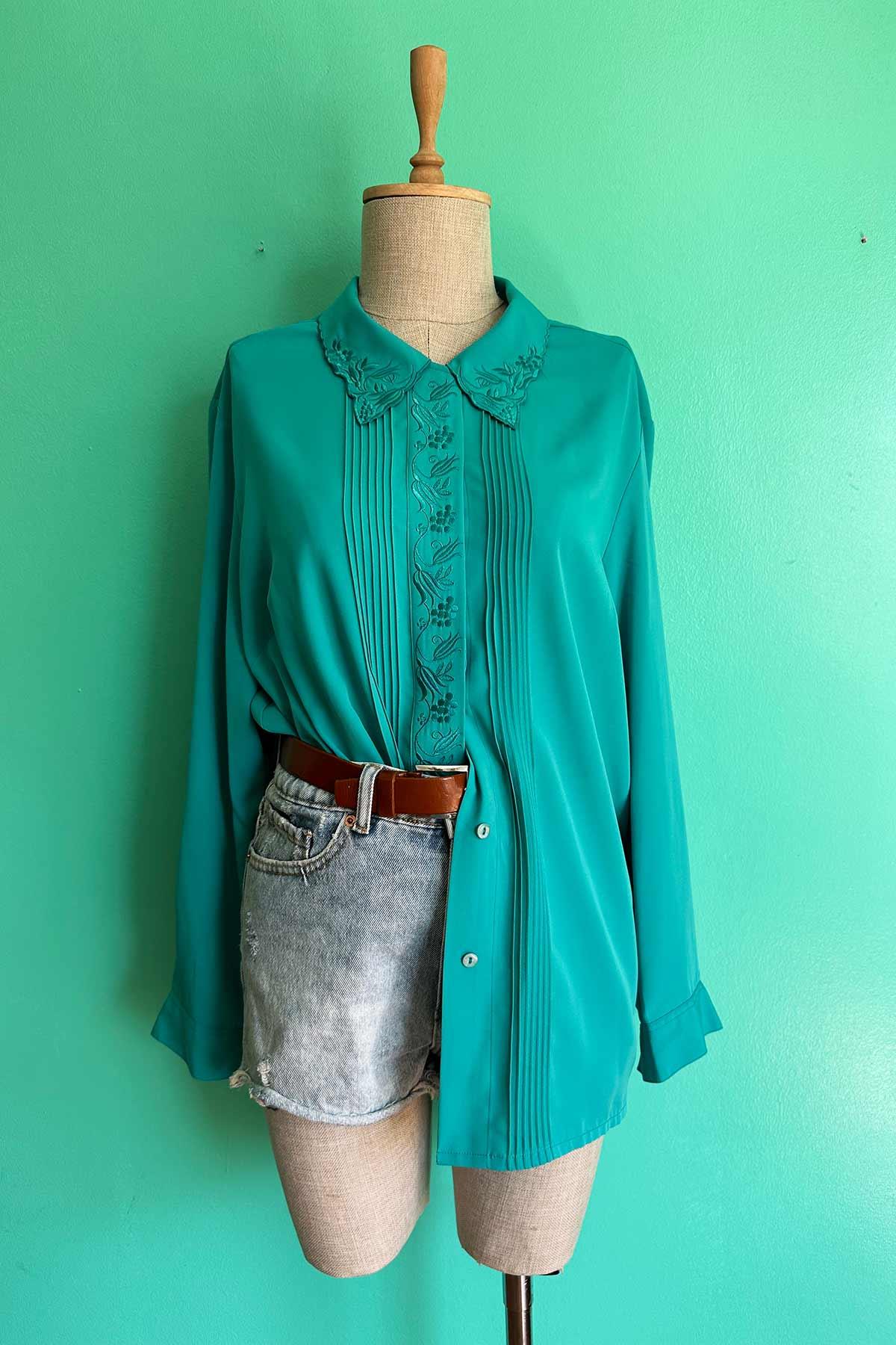 Vintage Oversize Gömlek