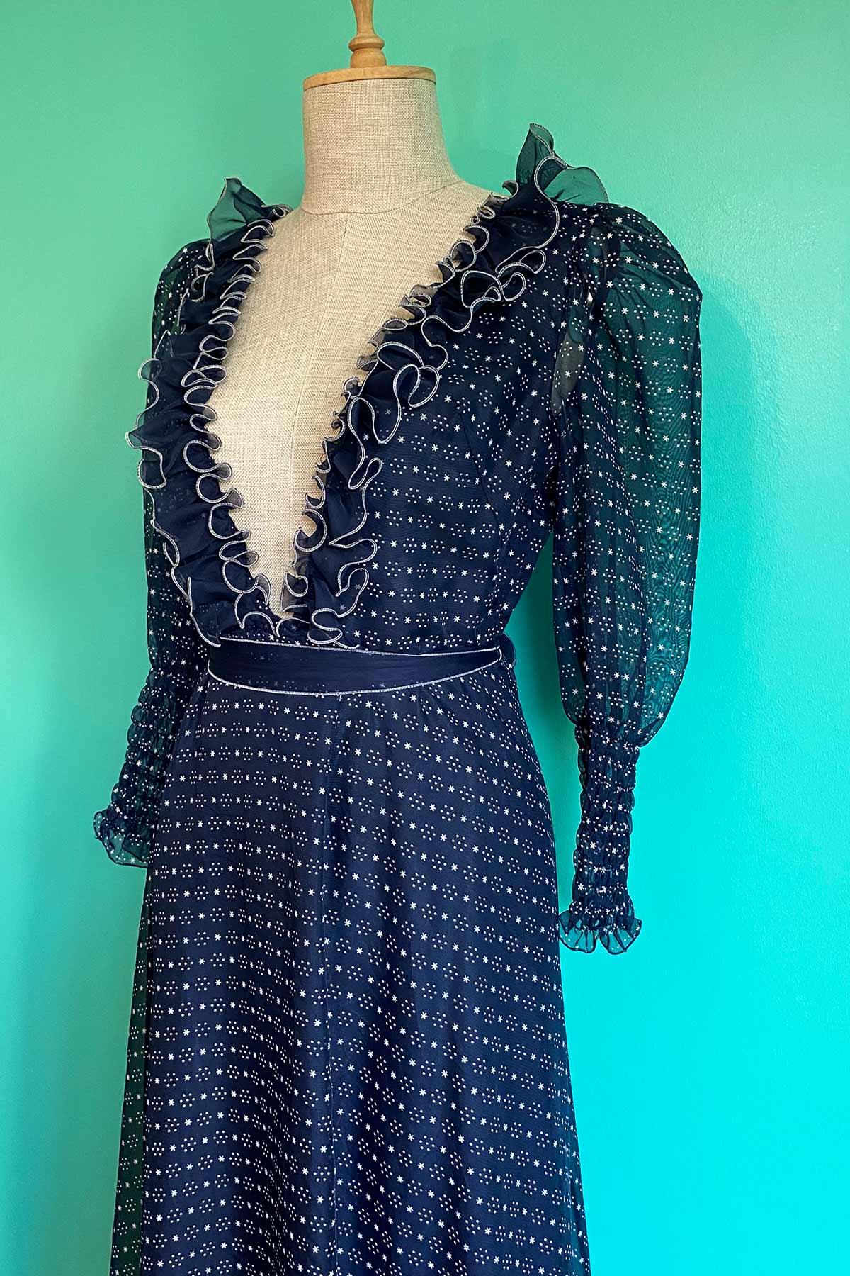 Vintage Özel Gece Elbisesi