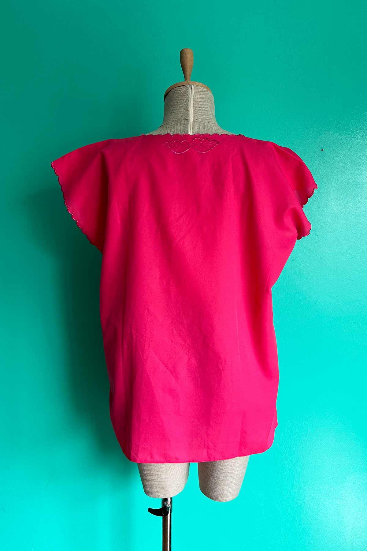 Vintage Pembe Gömlek