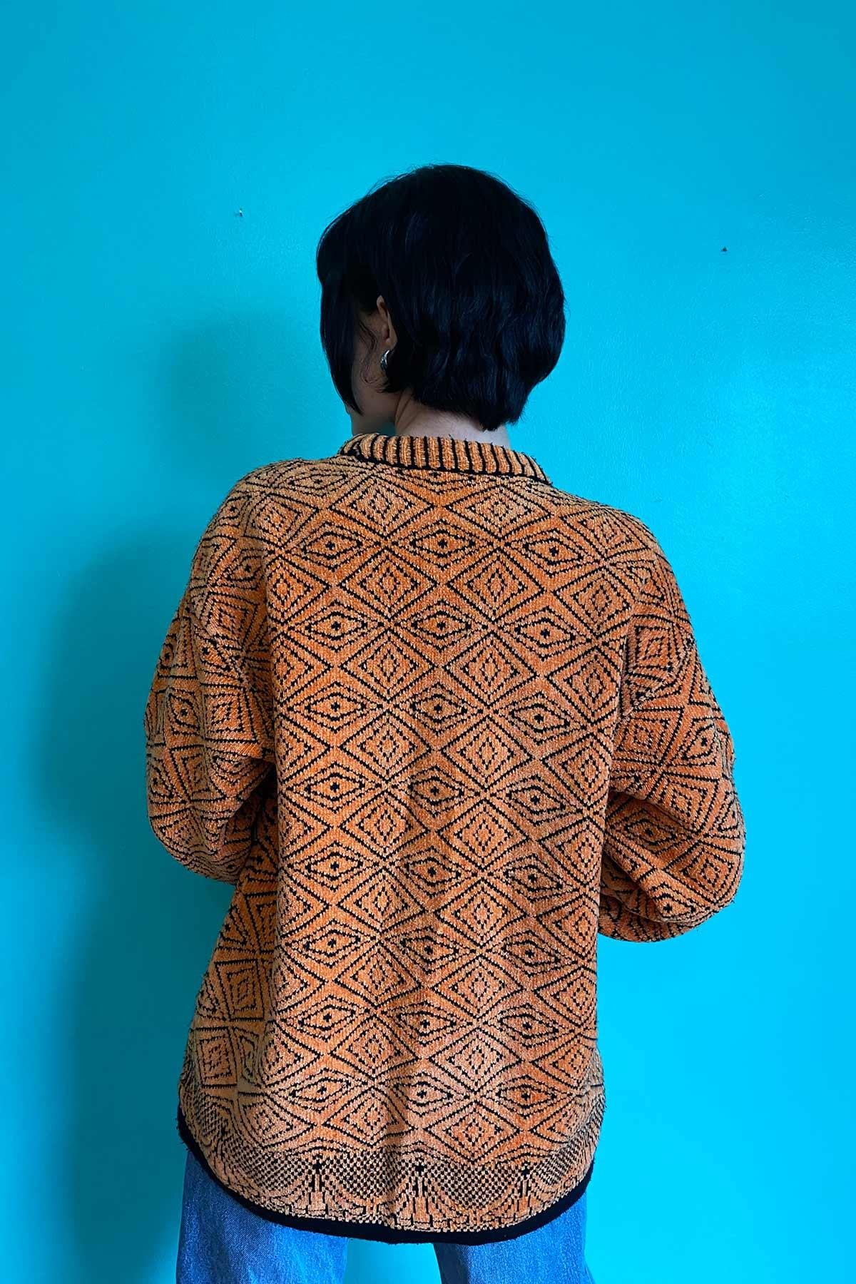 Vintage Turuncu Kazak