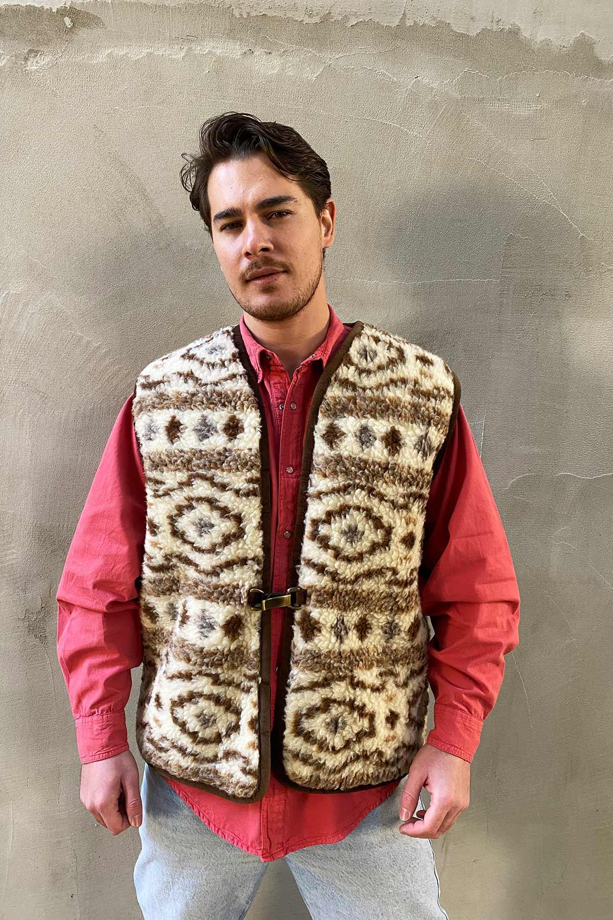 Vintage Yün Yelek