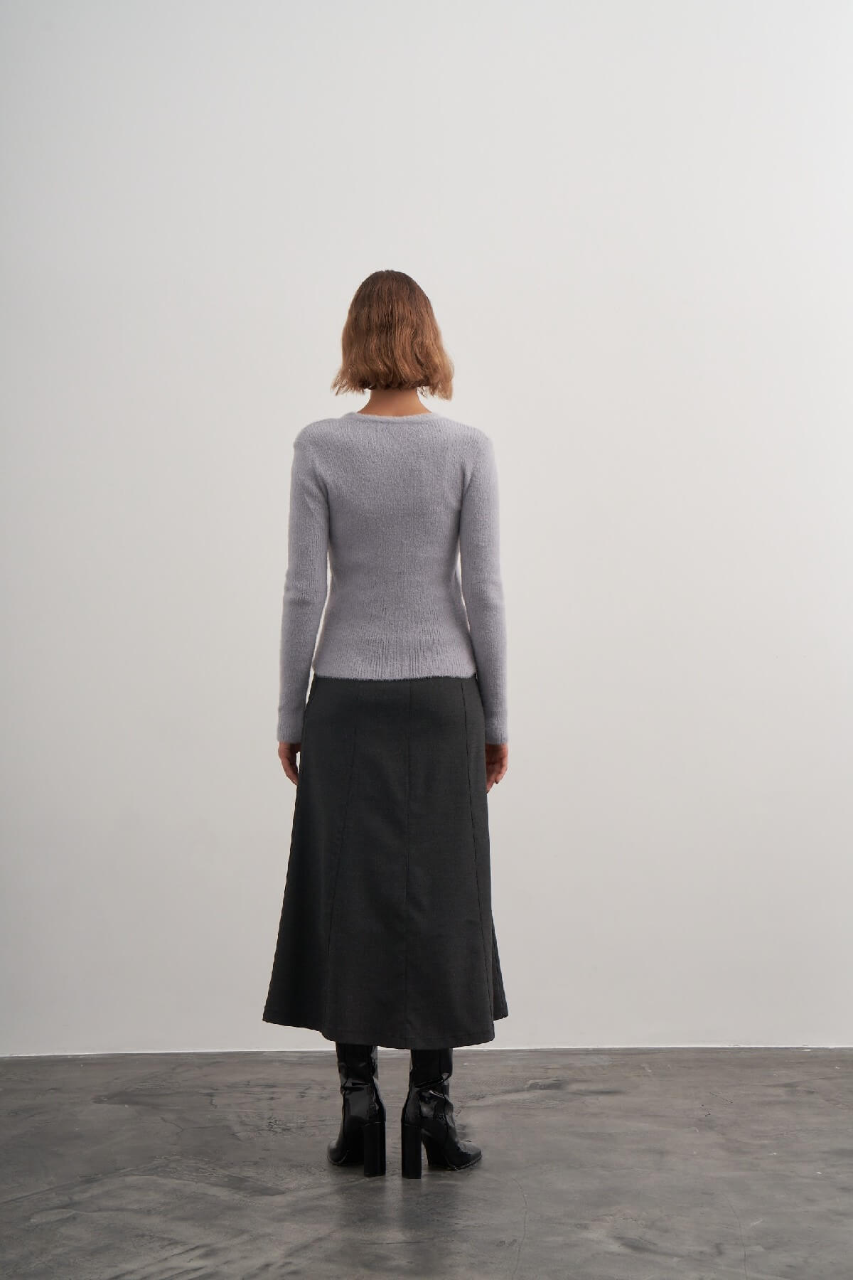 Taş Düğmeli Fitilli Hırka - Camel-15403-Camel