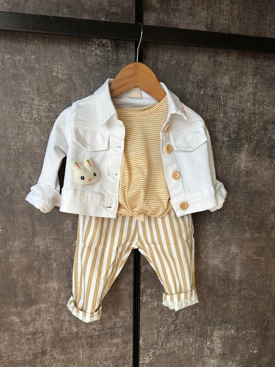 Beyaz Baby Ceket