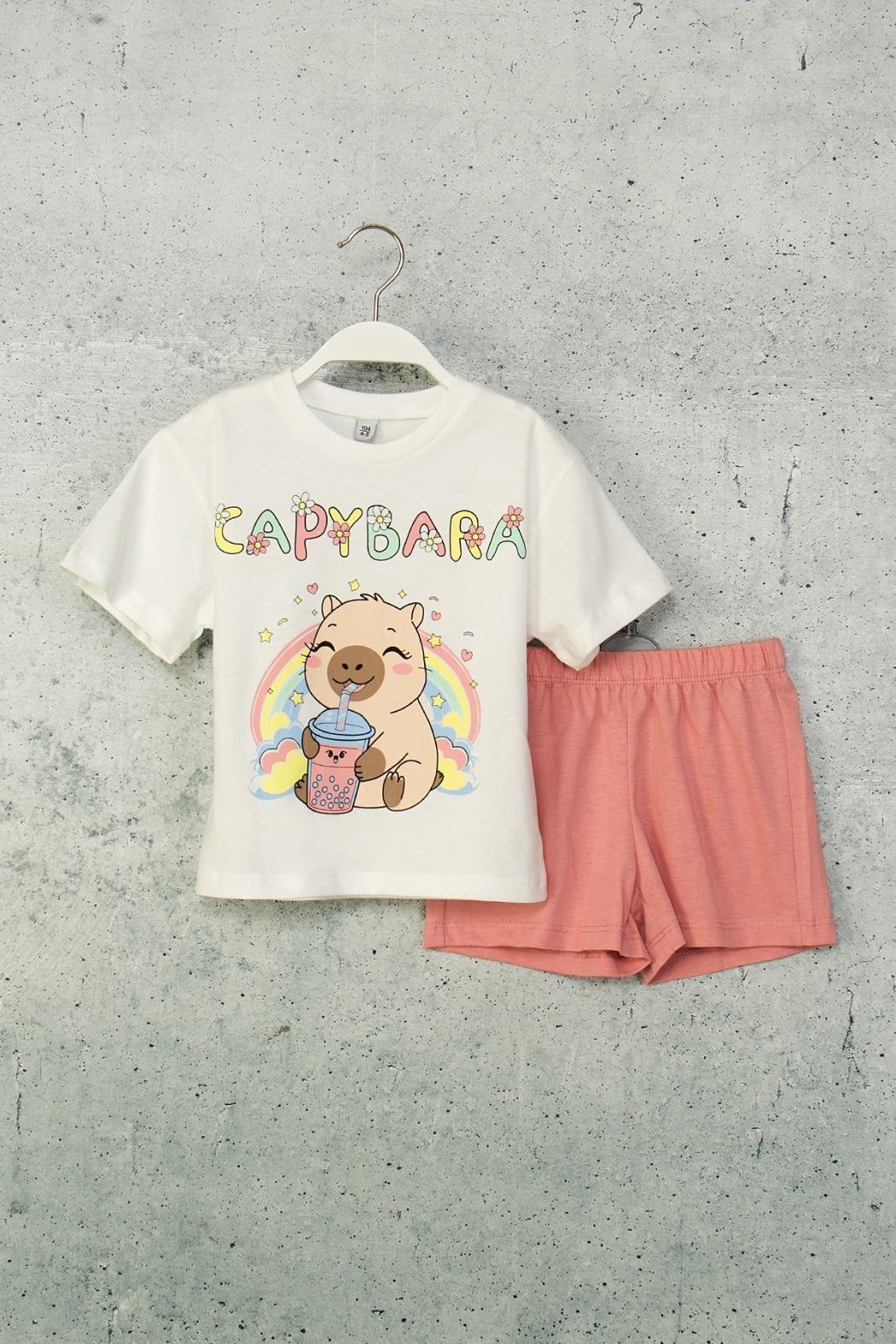 CAPYBARA Pembe Şortlu TakımÇOCUKCABUTİK