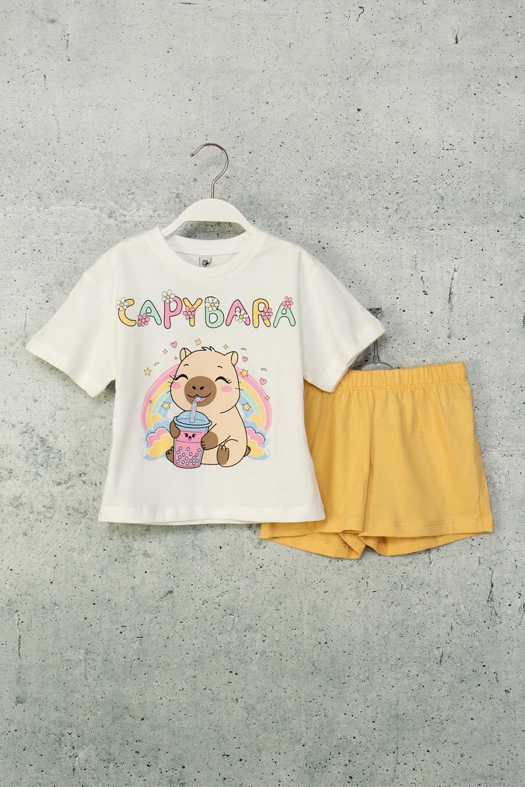 CAPYBARA Sarı Şortlu TakımÇOCUKCABUTİK