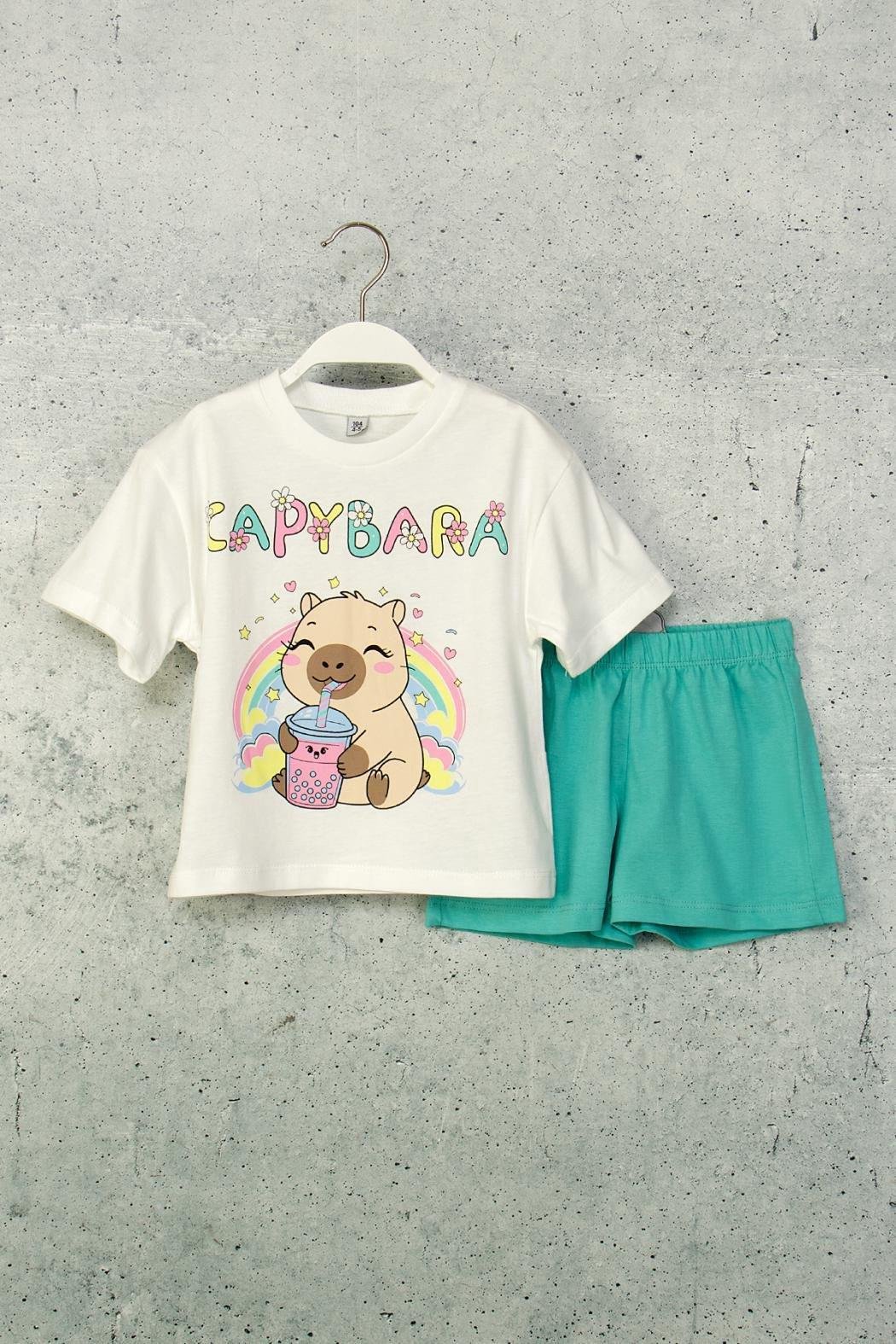 CAPYBARA Yeşil Şortlu TakımÇOCUKCABUTİK