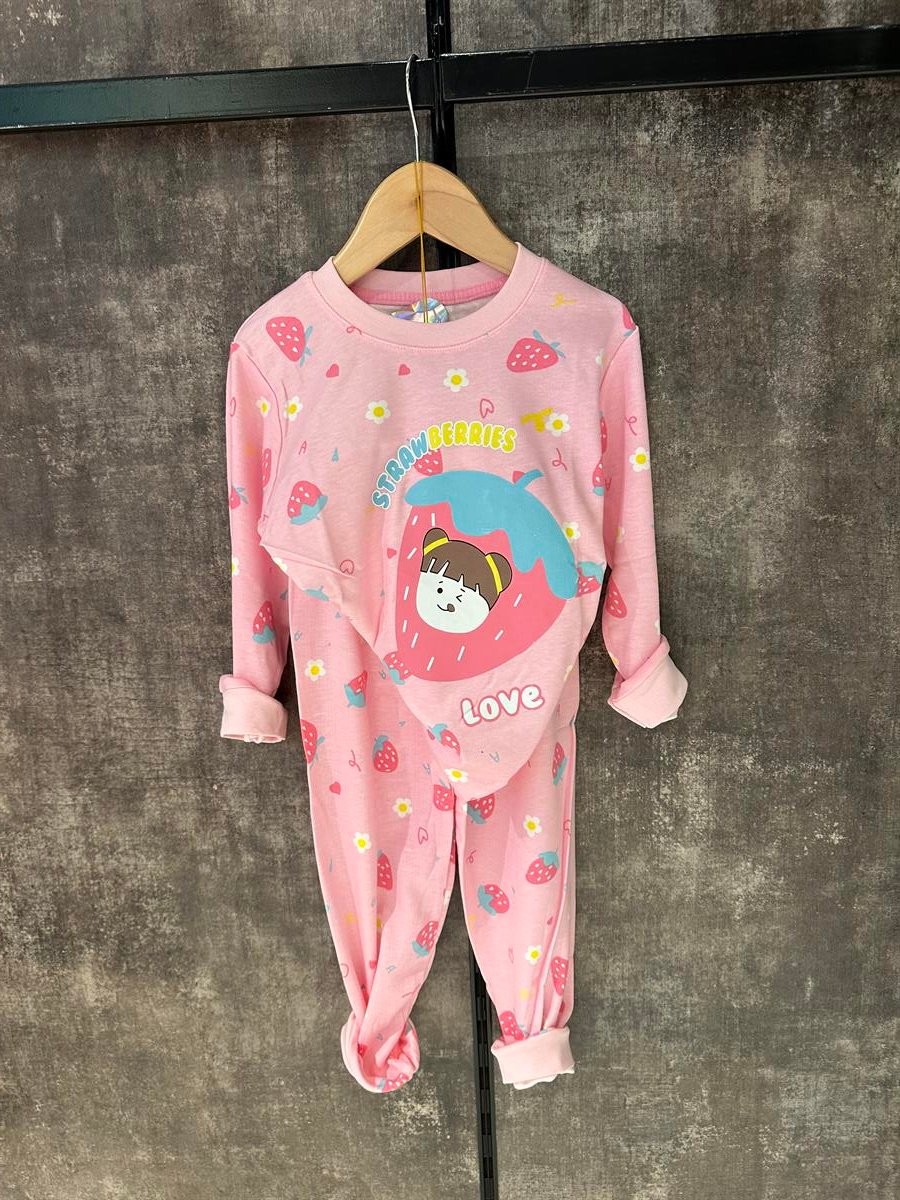 Çilek Pijama Takımı ÇOCUKCABUTİK