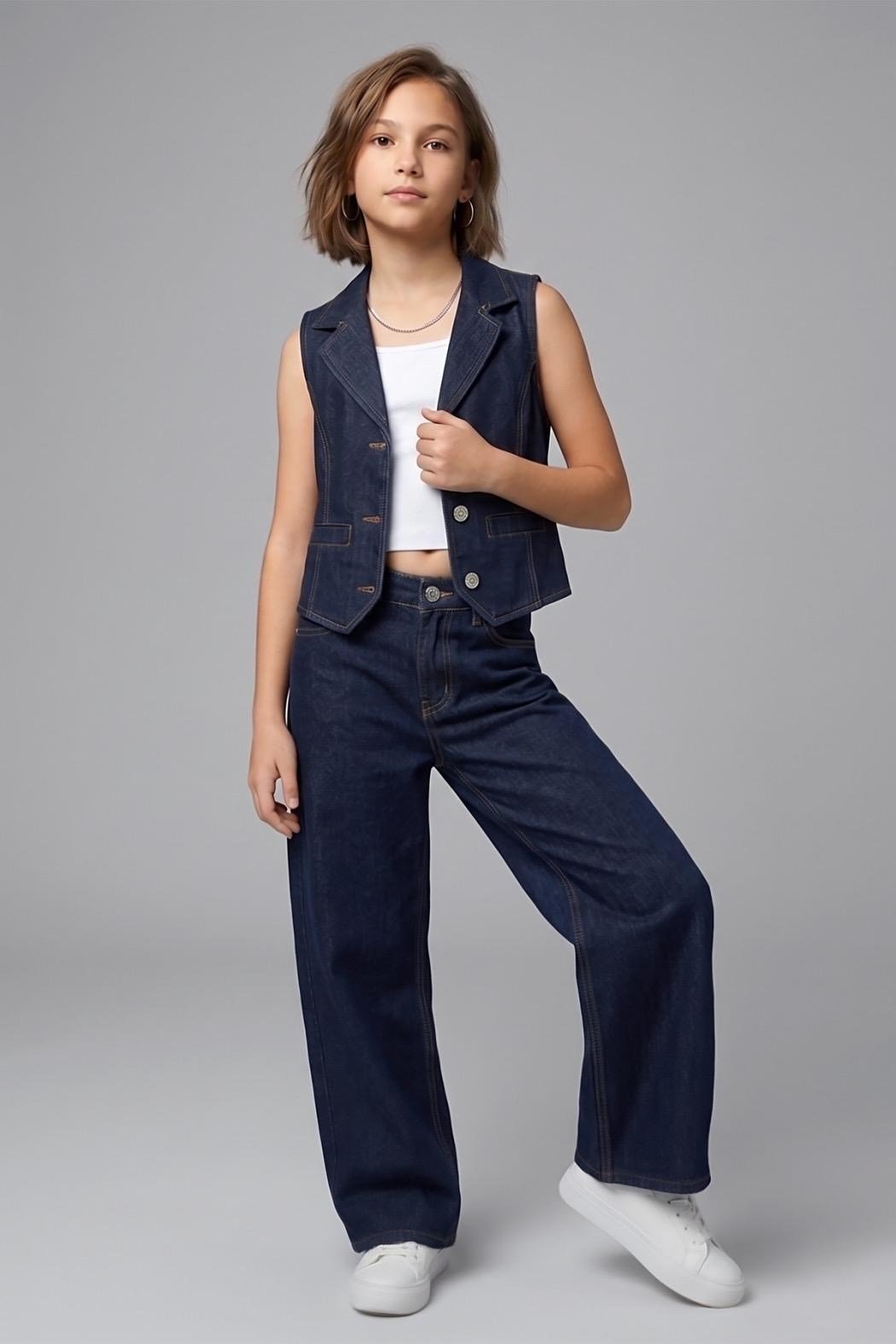 Denim Yelekli TakımÇOCUKCABUTİK