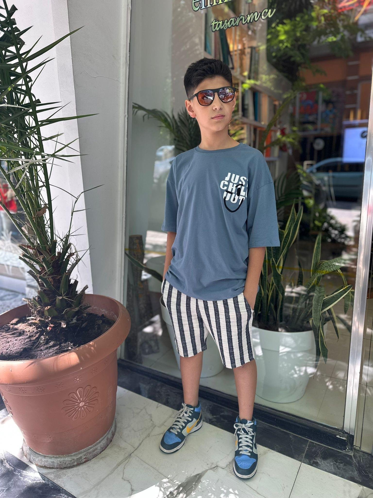 Just İndigo Tshirt ÇOCUKCABUTİK