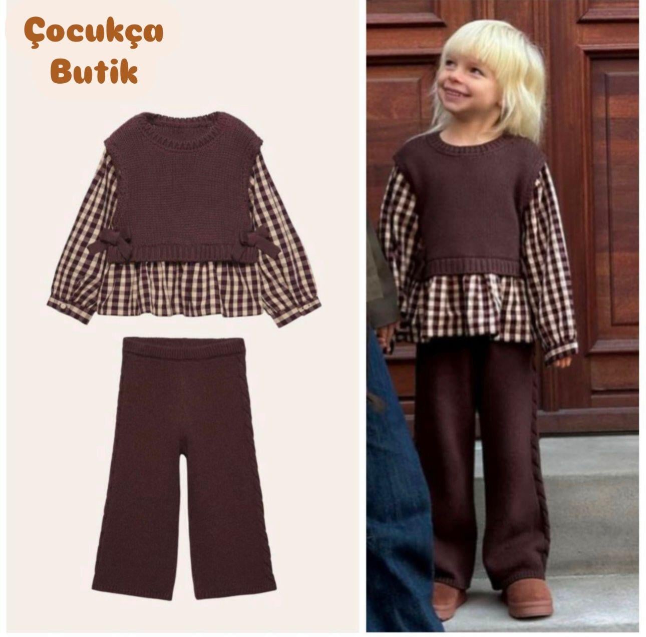 Kahve Gömlekli TakımÇOCUKCABUTİK