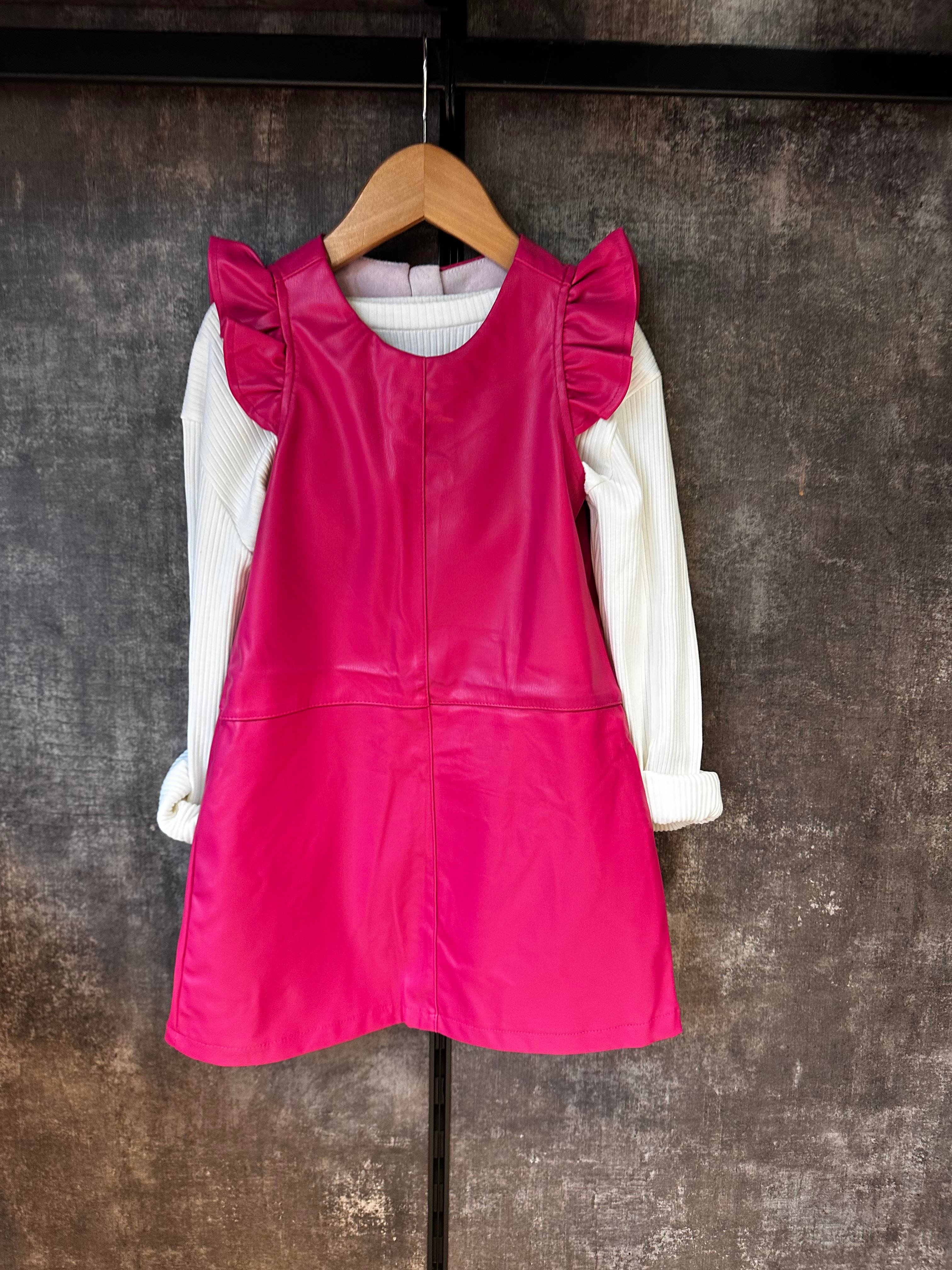 Pembe Deri ElbiseÇOCUKCABUTİK