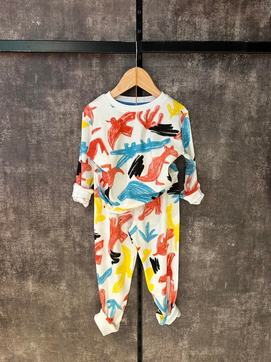 Resim Desen Pijama Takımı ÇOCUKCABUTİK