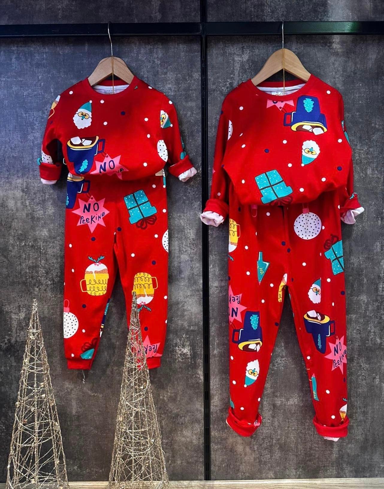Yeni Yıl Pijama Takımı ÇOCUKCABUTİK