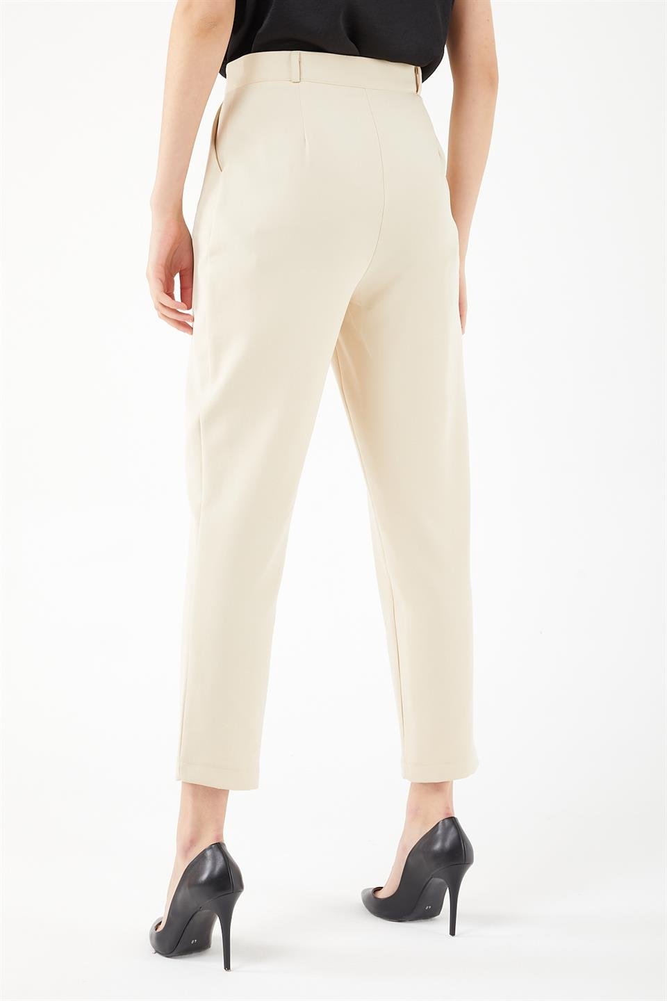 EKRU DOUBLE  DAR PAÇA PANTOLON
