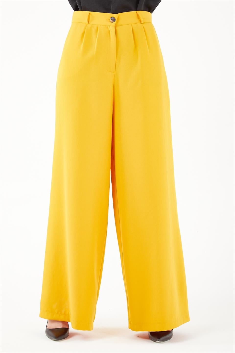 HARDAL DOUBLE PİLELİ CEPLİ  BOL PAÇA PANTOLON
