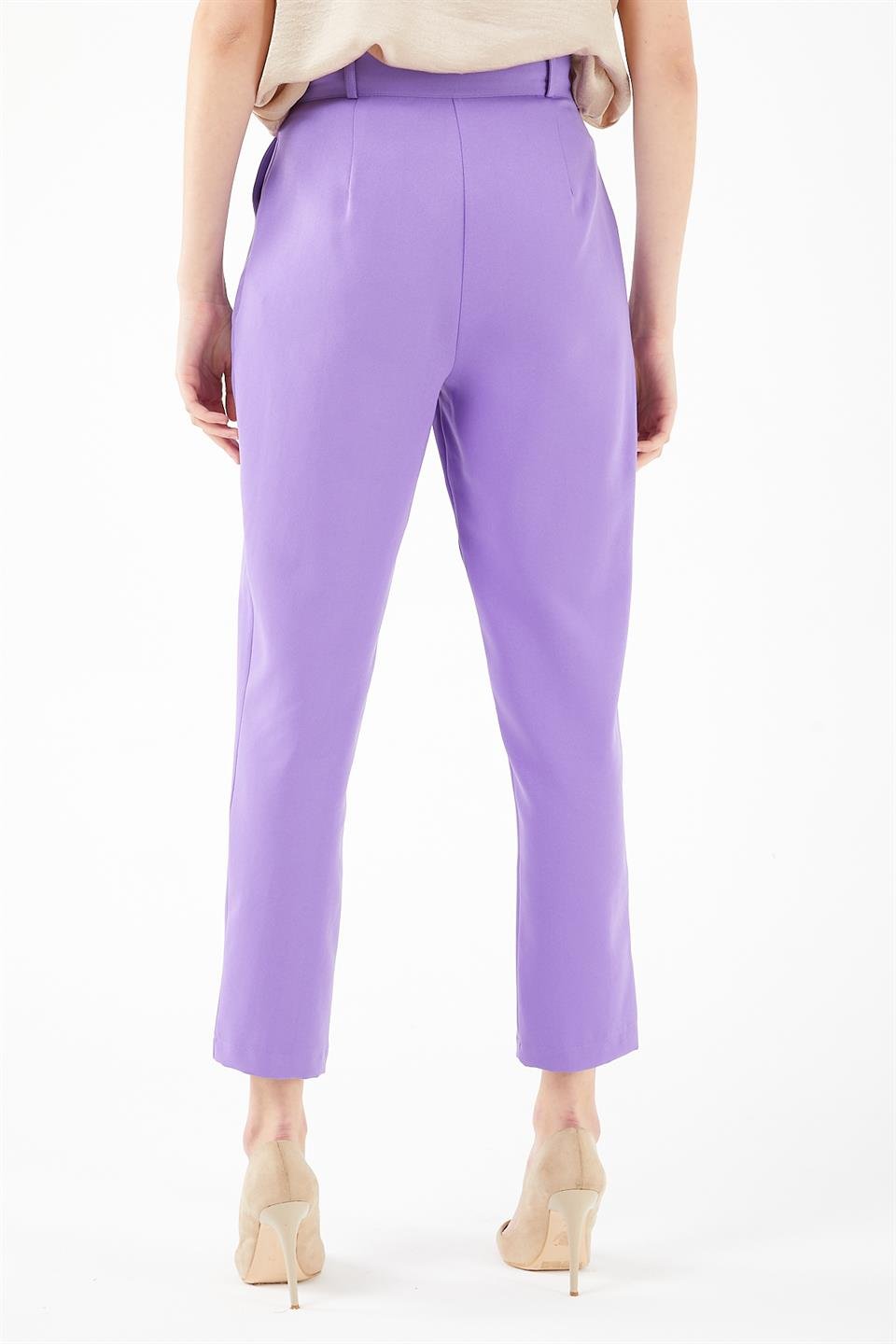 LİLA DOUBLE  DAR PAÇA PANTOLON
