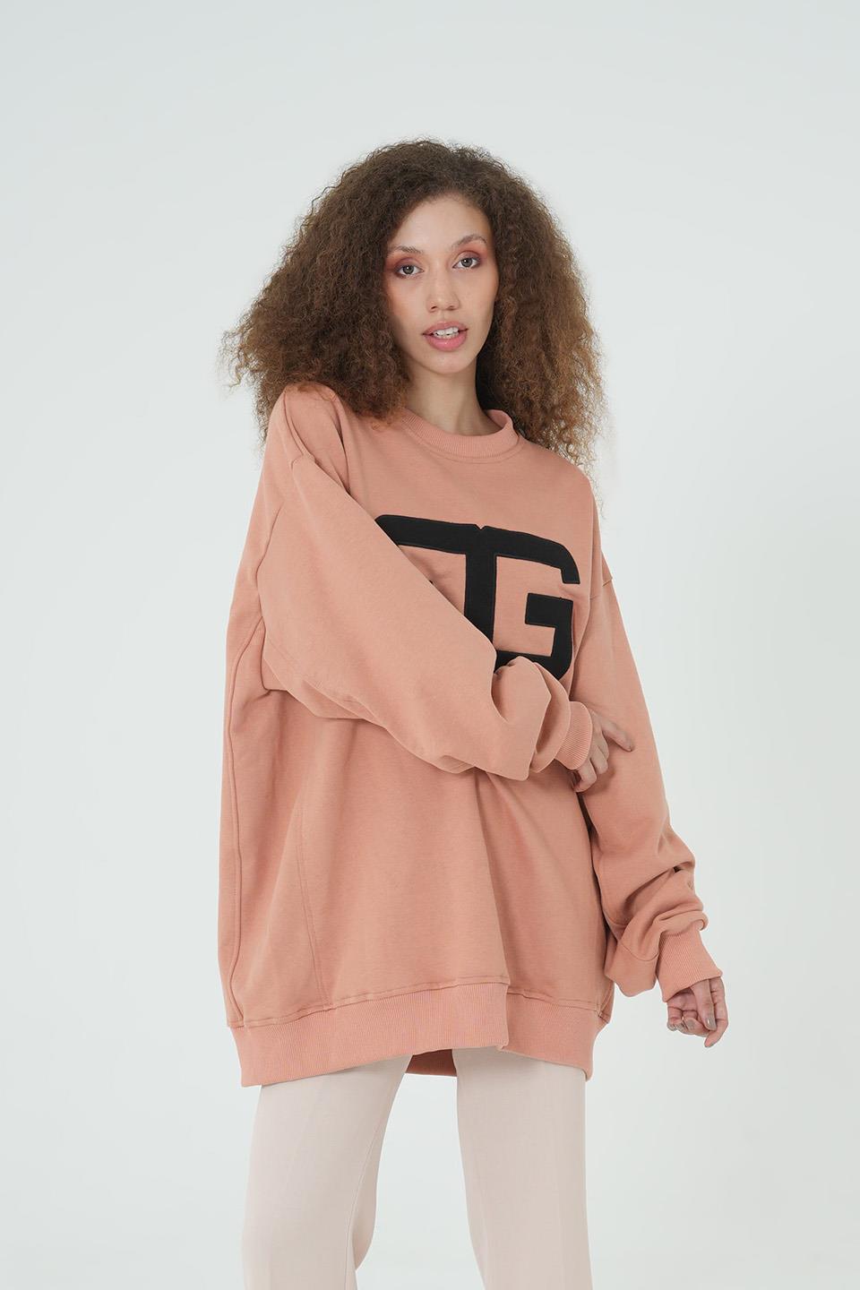 PUDRA Kapüşonsuz Garzia Sweatshirt