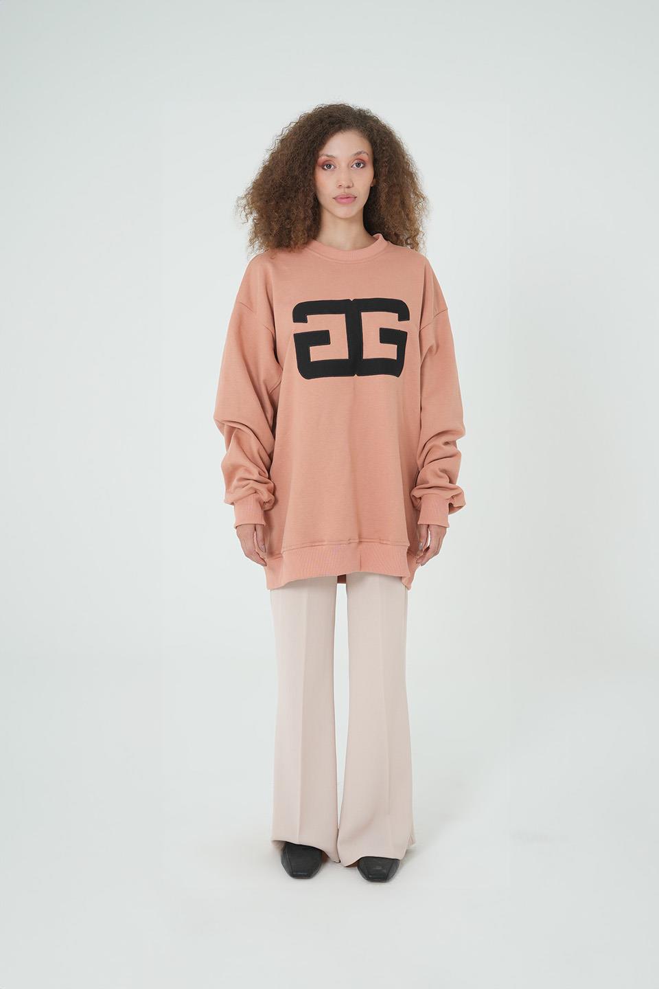 PUDRA Kapüşonsuz Garzia Sweatshirt