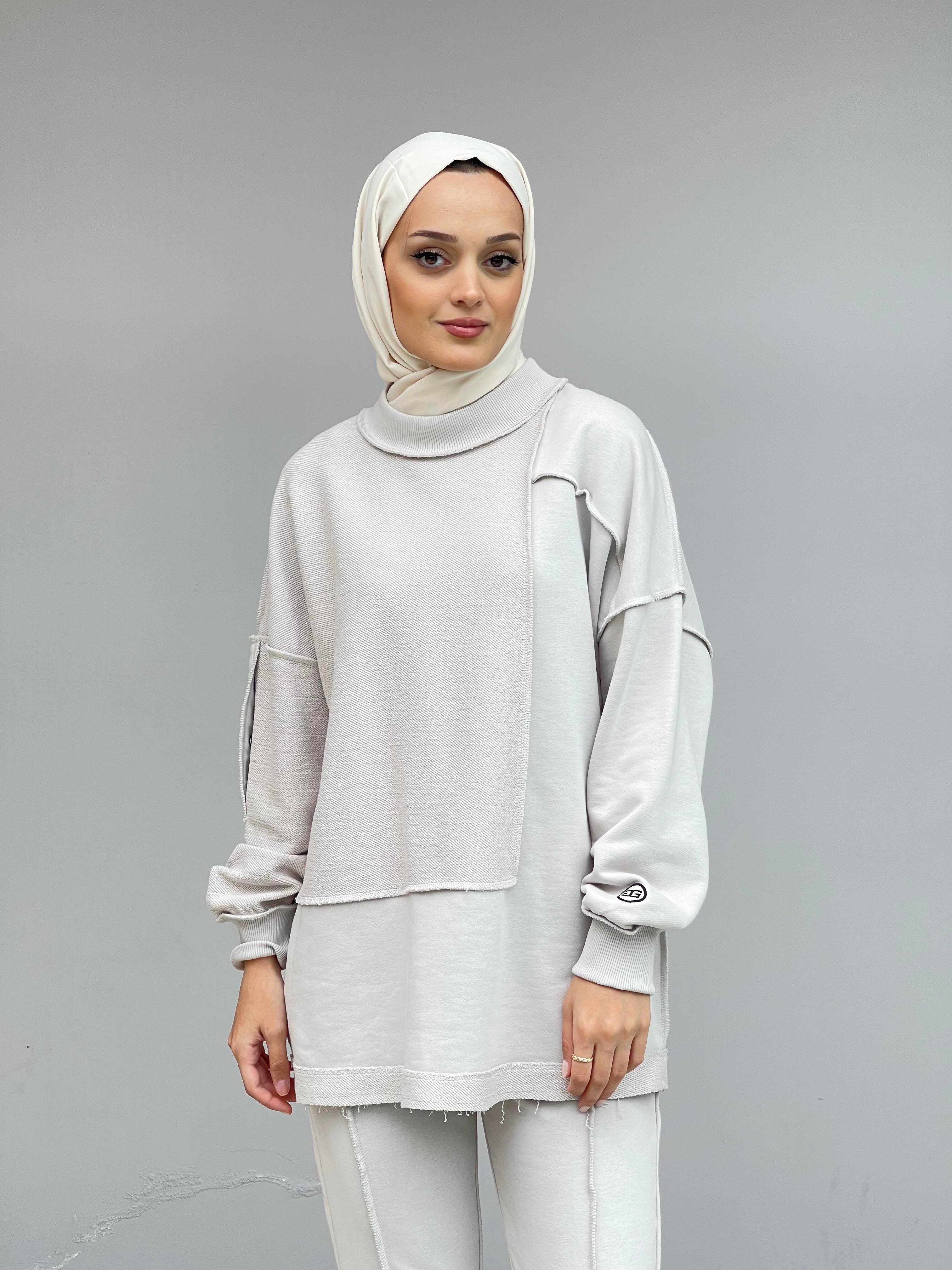 Taş Dikiş Detaylı Dioganal Örme İkili Takım