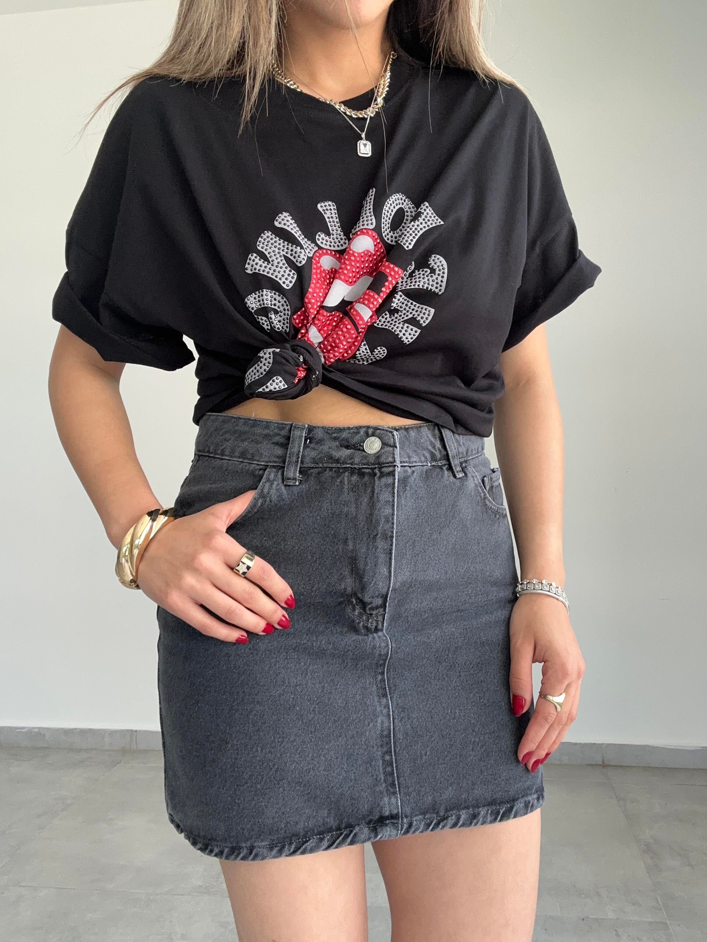 5 Cepli Denim Etek