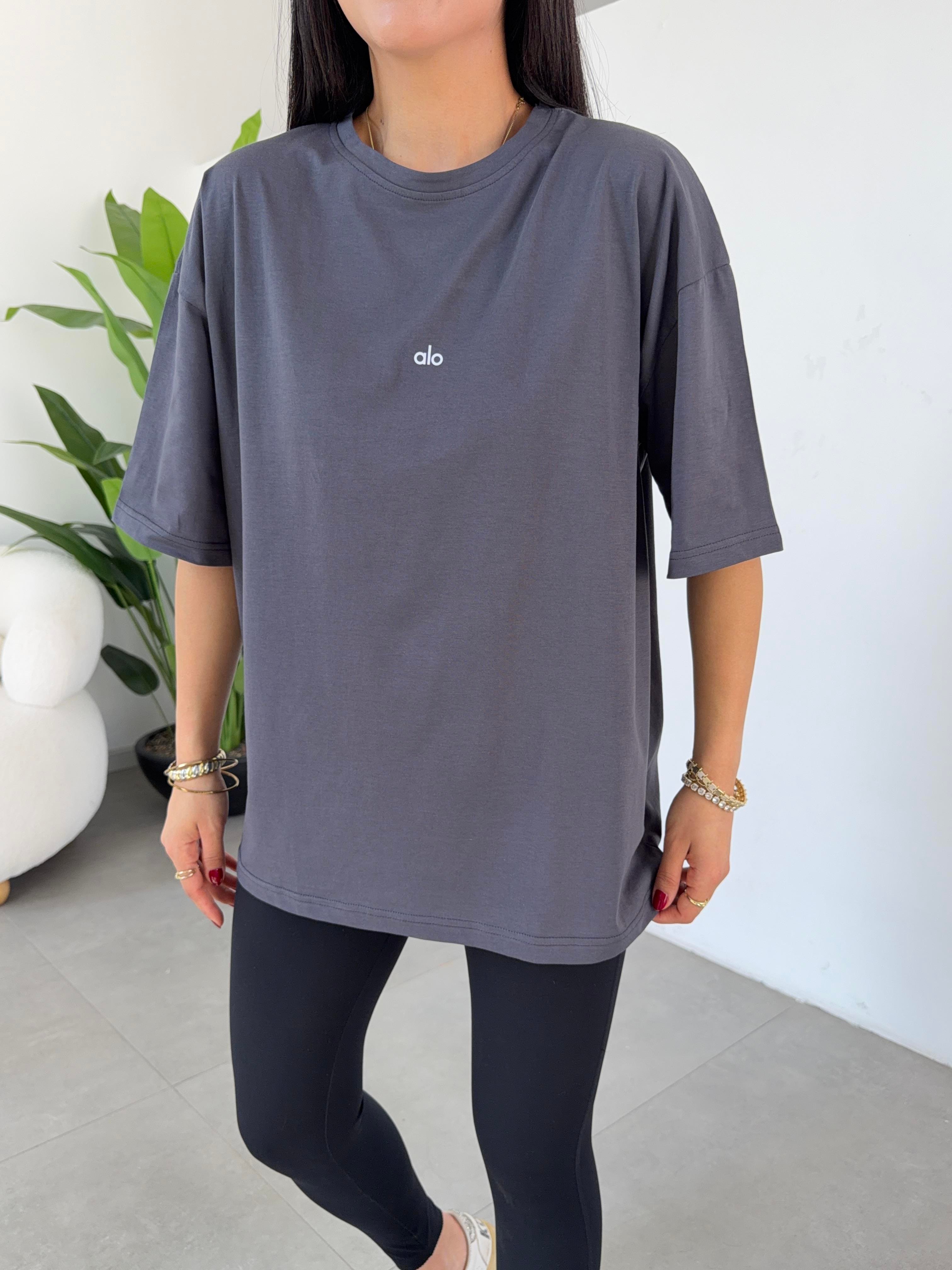 Antrasit Ao Basic Tshirt