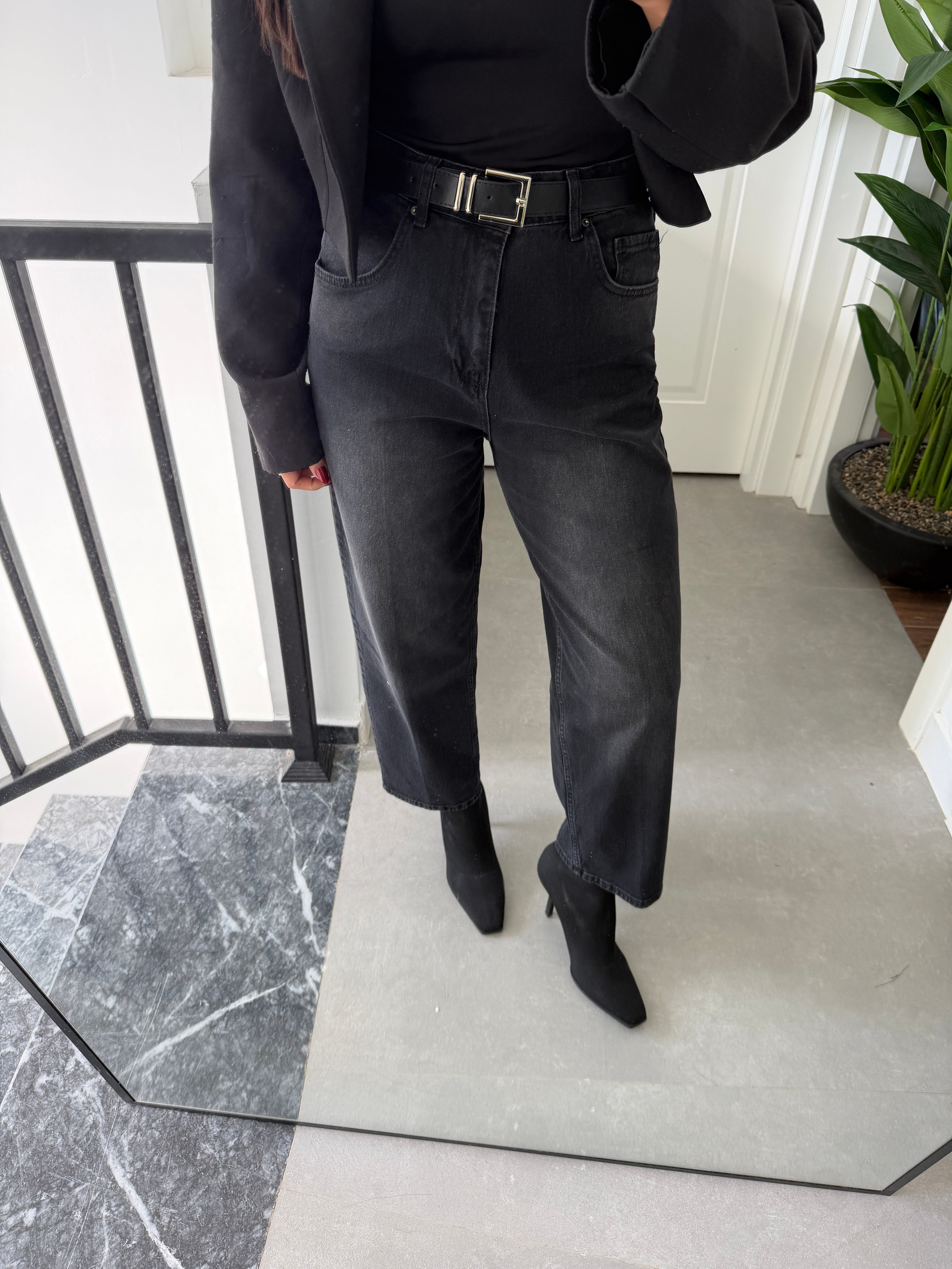 Antrasit Baggy Jean