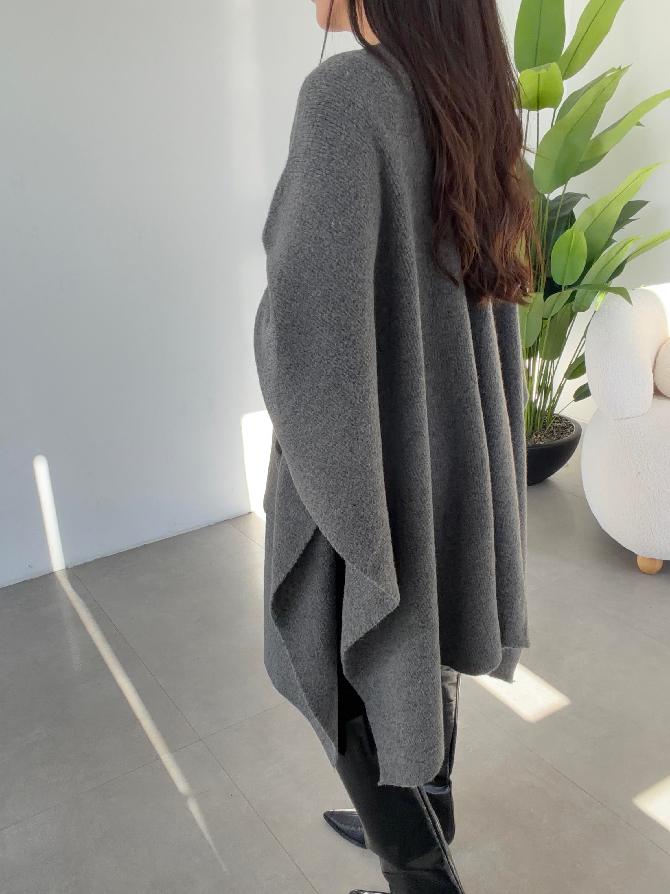 Antrasit Cepli Triko Panço