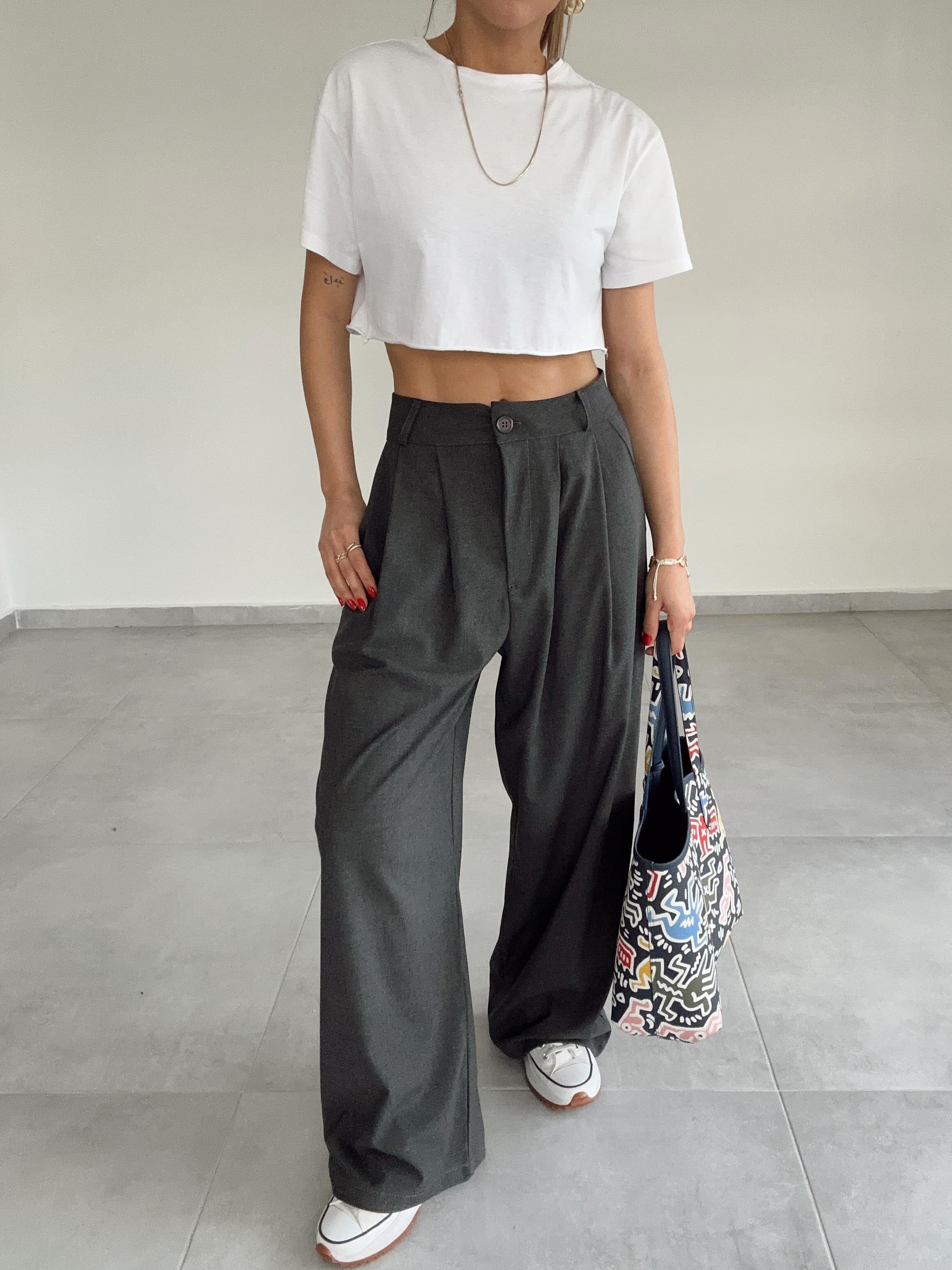 Antrasit Klasik Pantolon