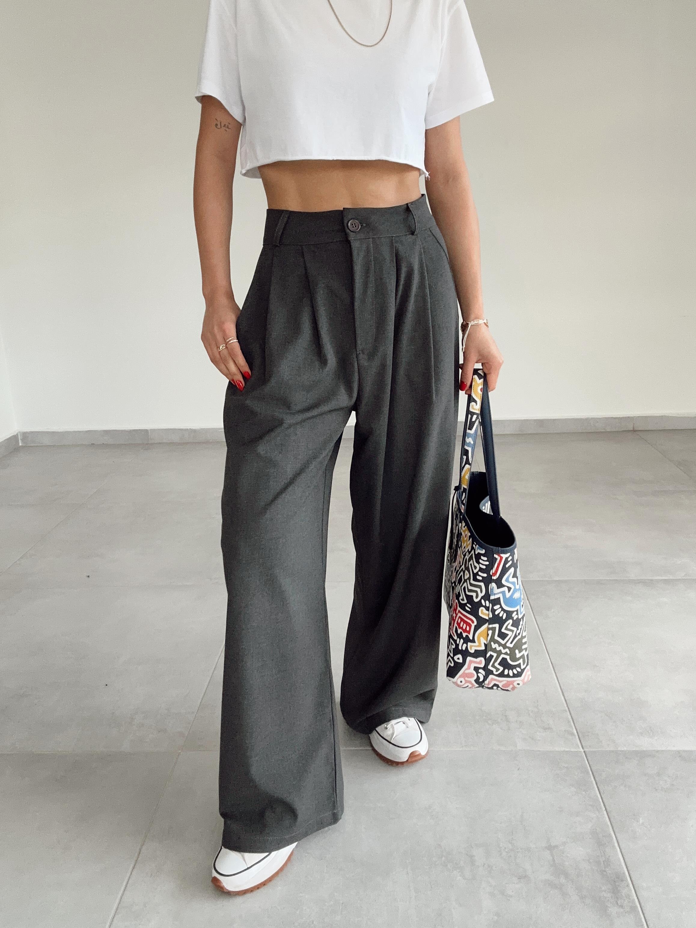 Antrasit Klasik Pantolon