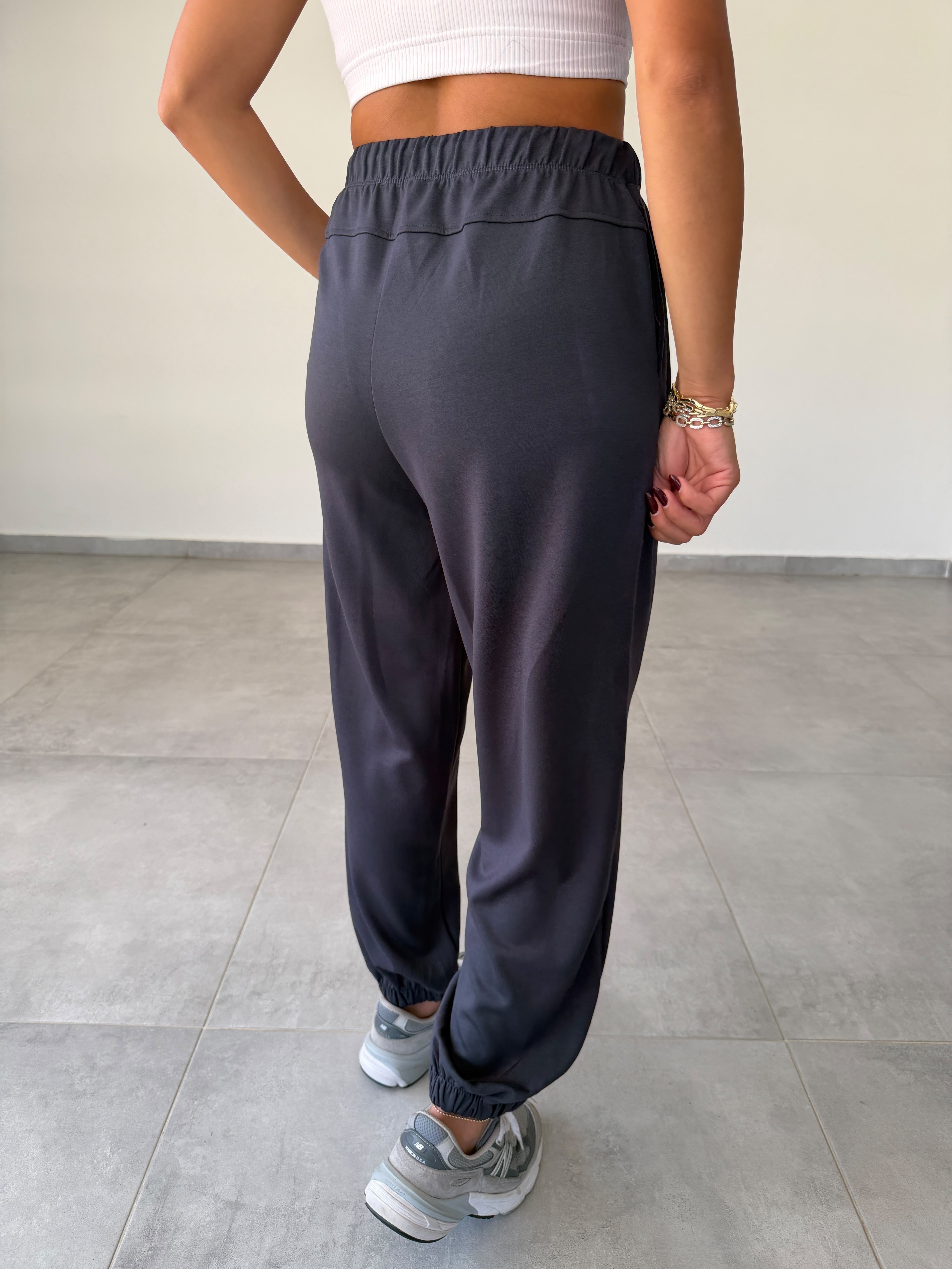 Antrasit Modal Jogger Eşofman