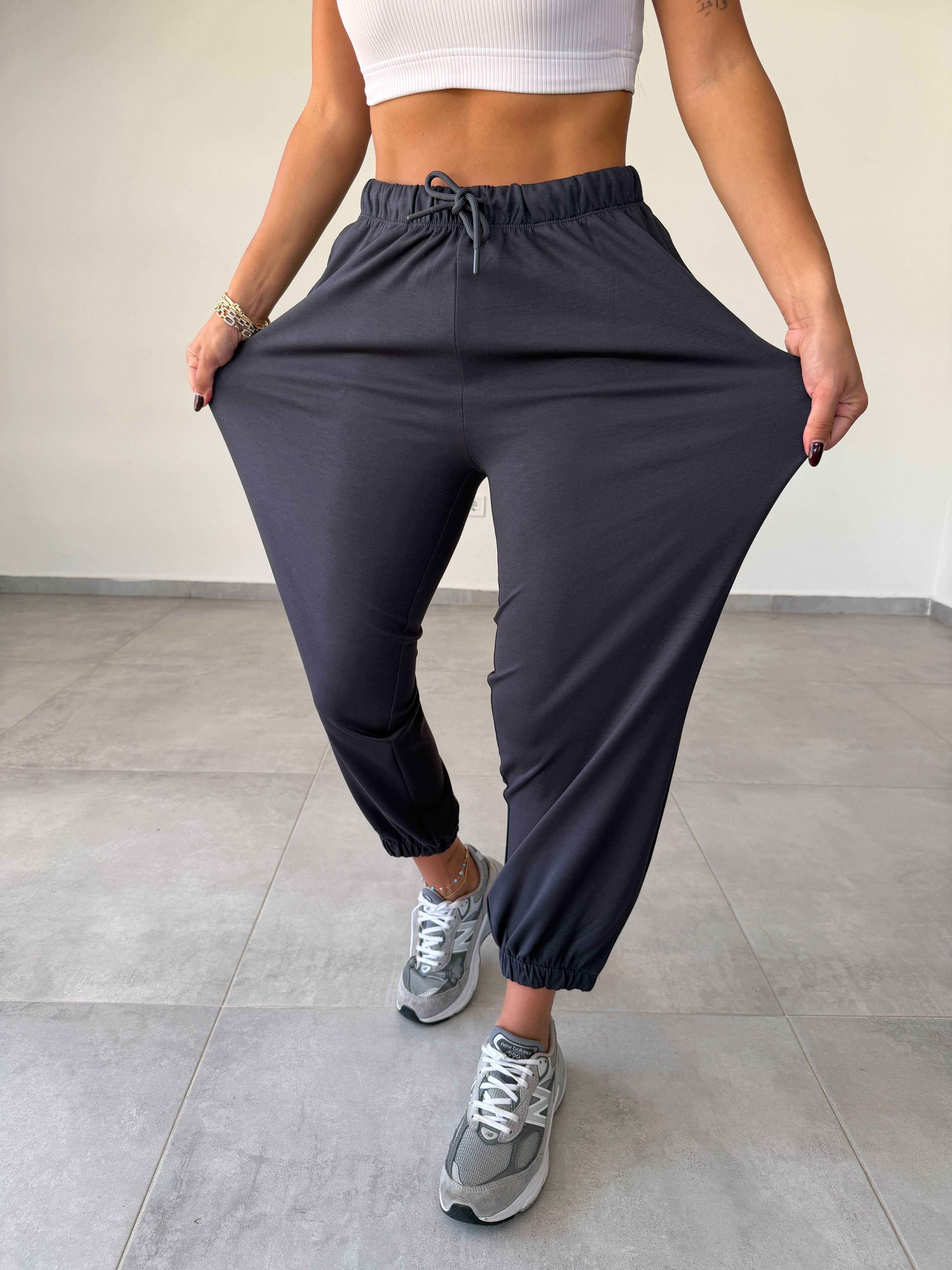Antrasit Modal Jogger Eşofman