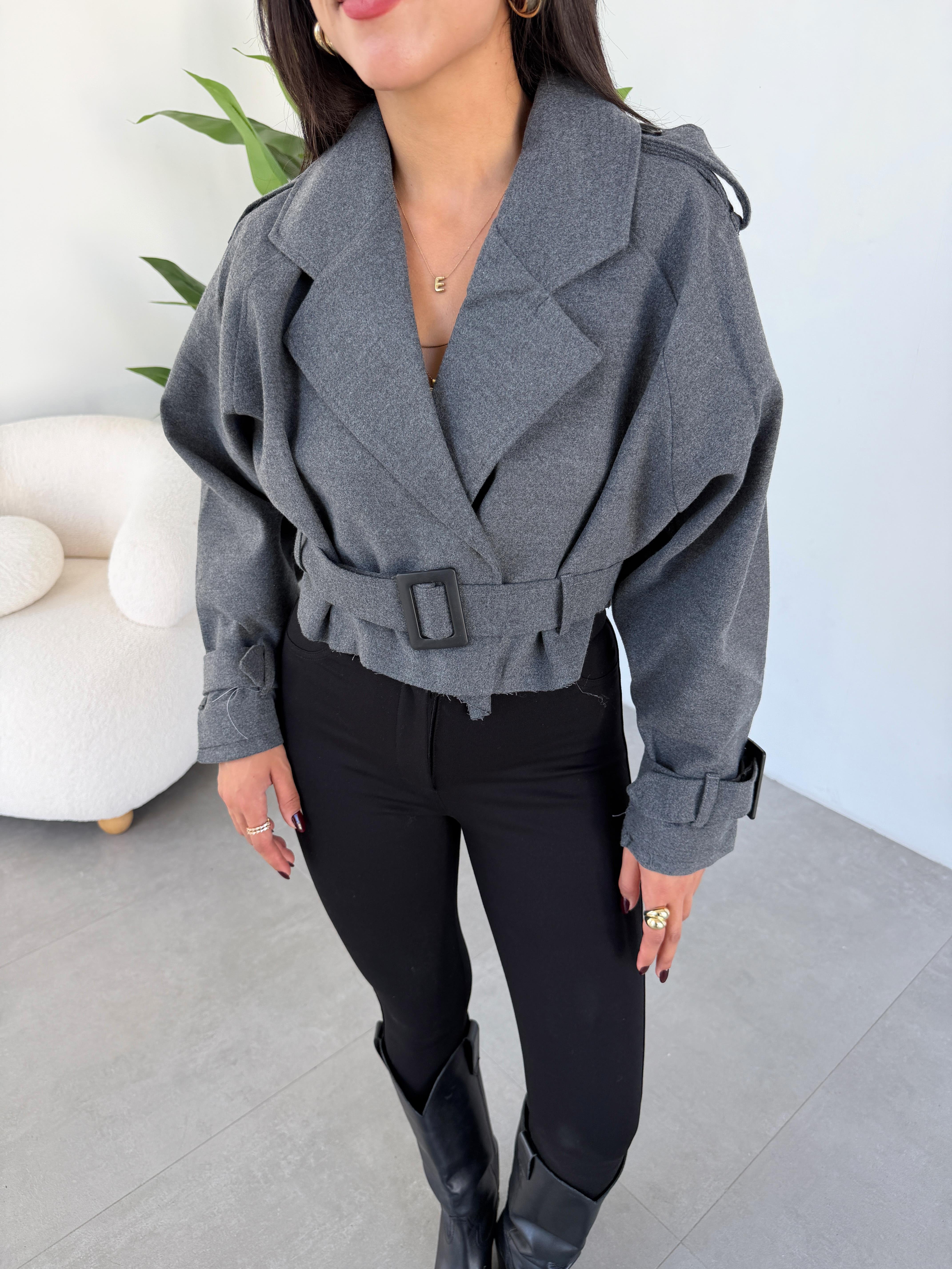 Antrasit Reglan Kol Ceket