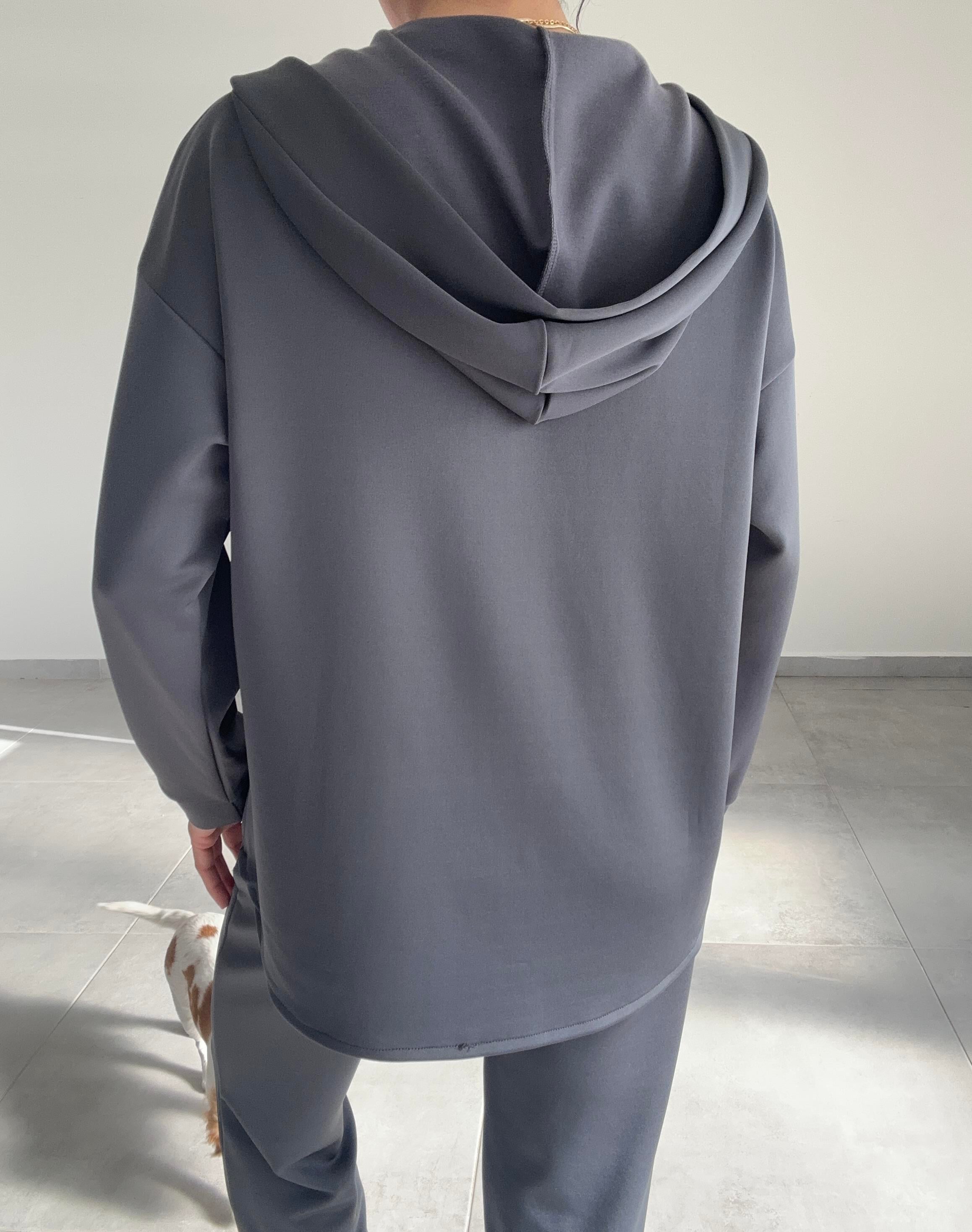 Antrasit Scuba Sweatshirt