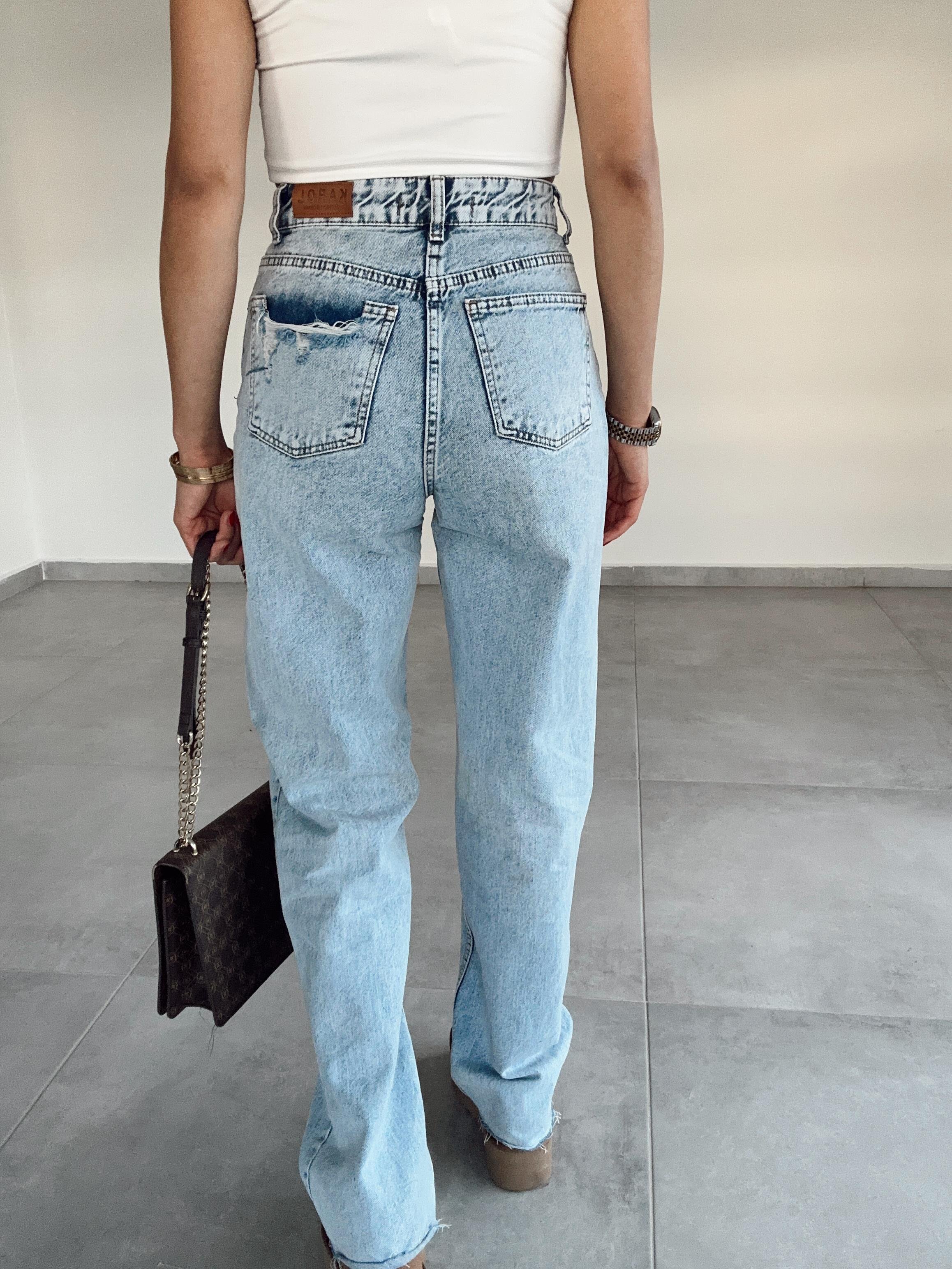 Arka Cep Detaylı Blue Jean