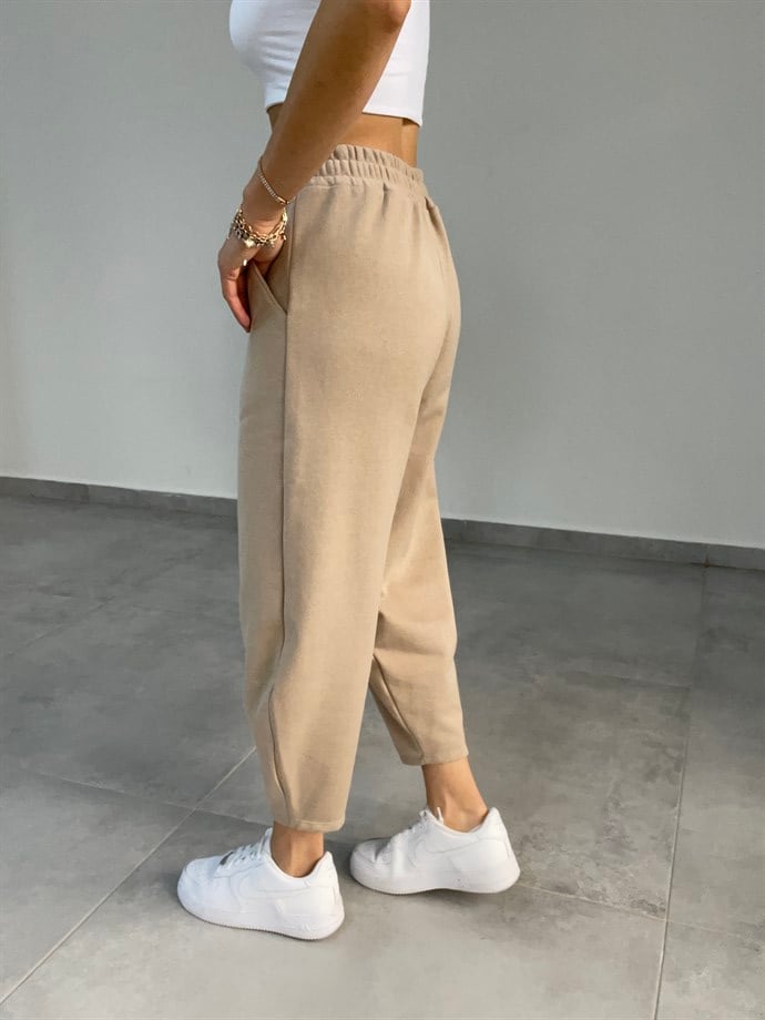 Bej Şalvar Eşofman