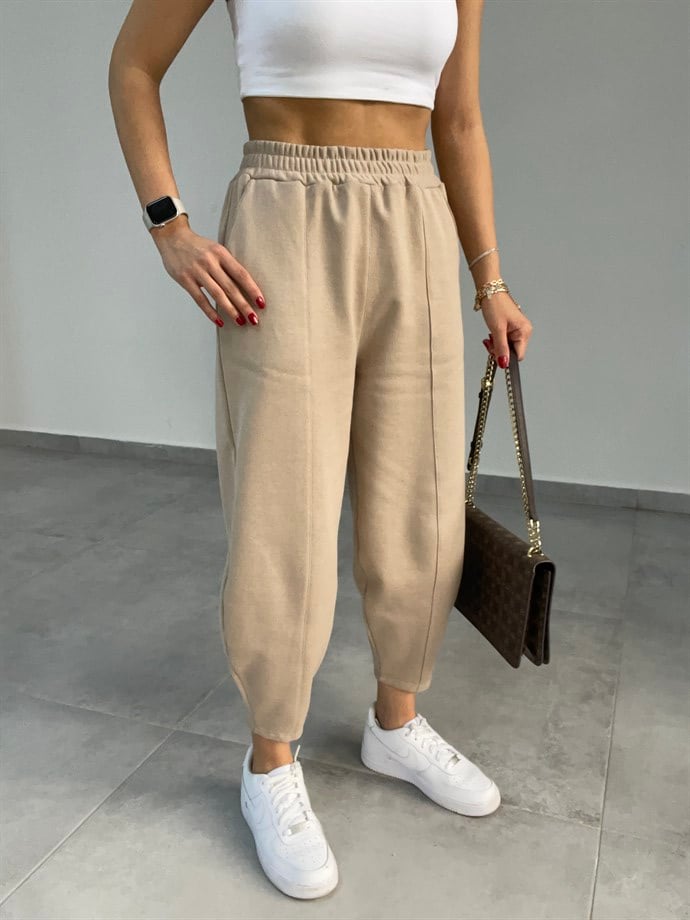 Bej Şalvar Eşofman