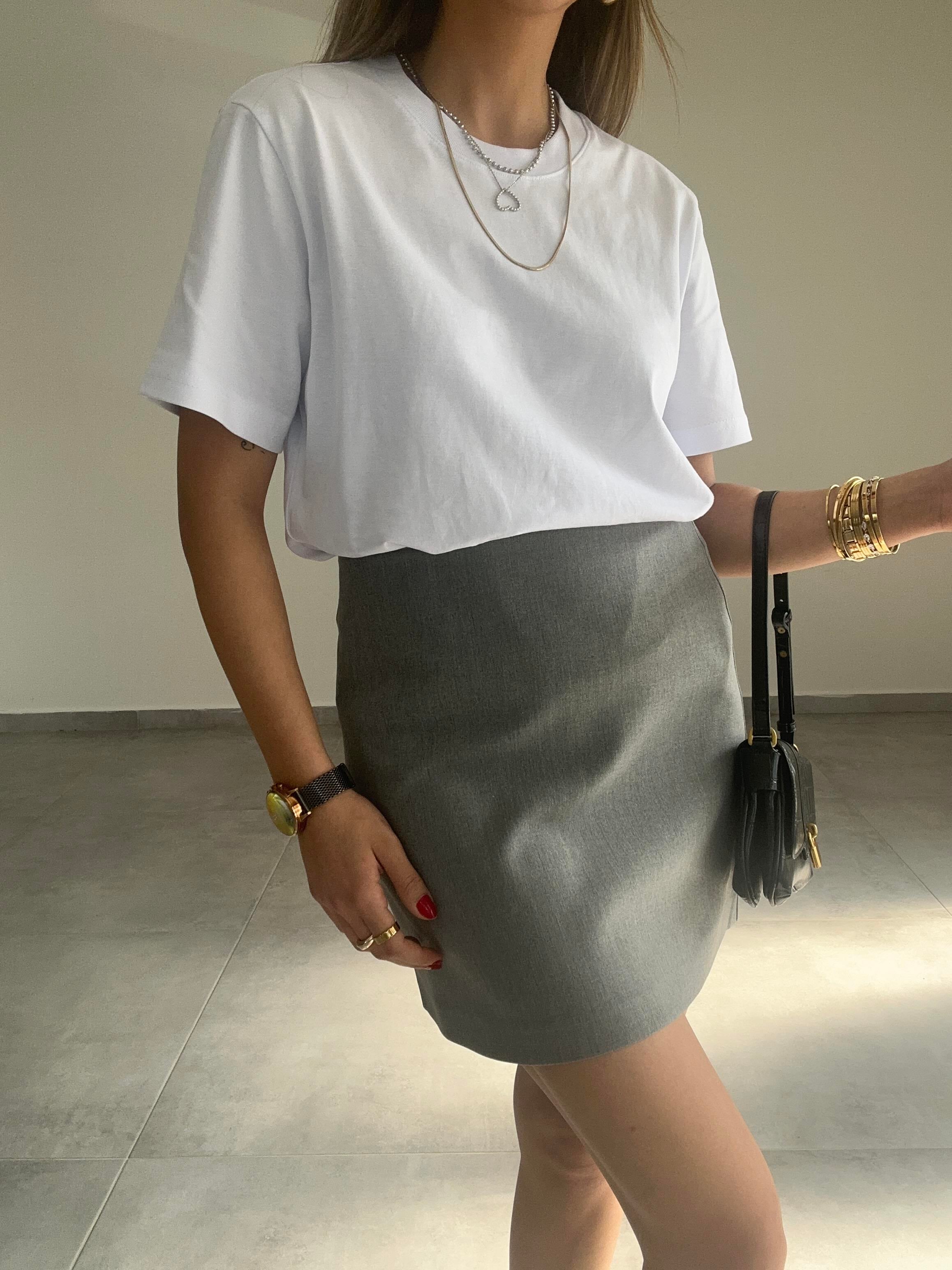 Beyaz Basic Tişört