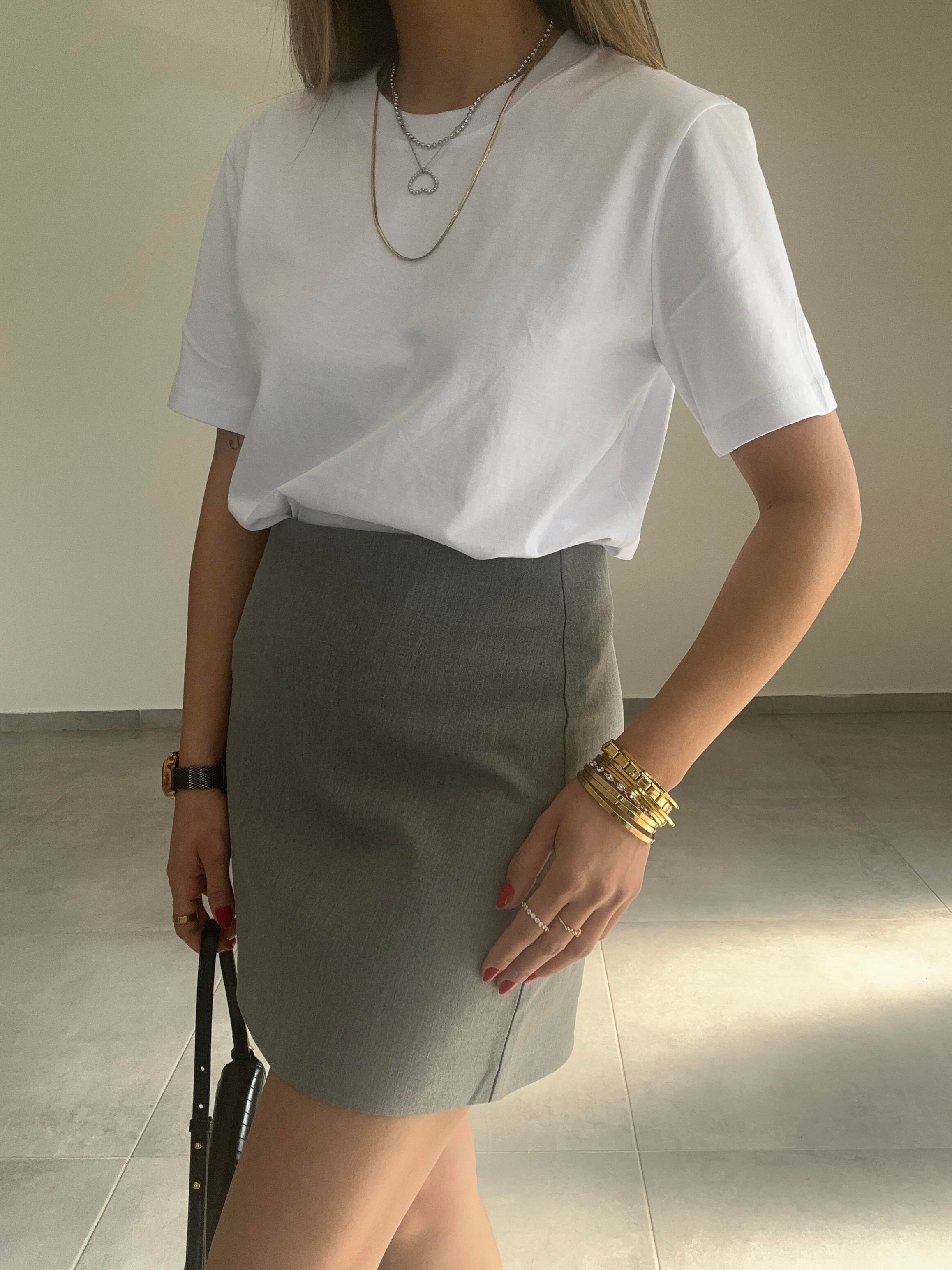 Beyaz Basic Tişört