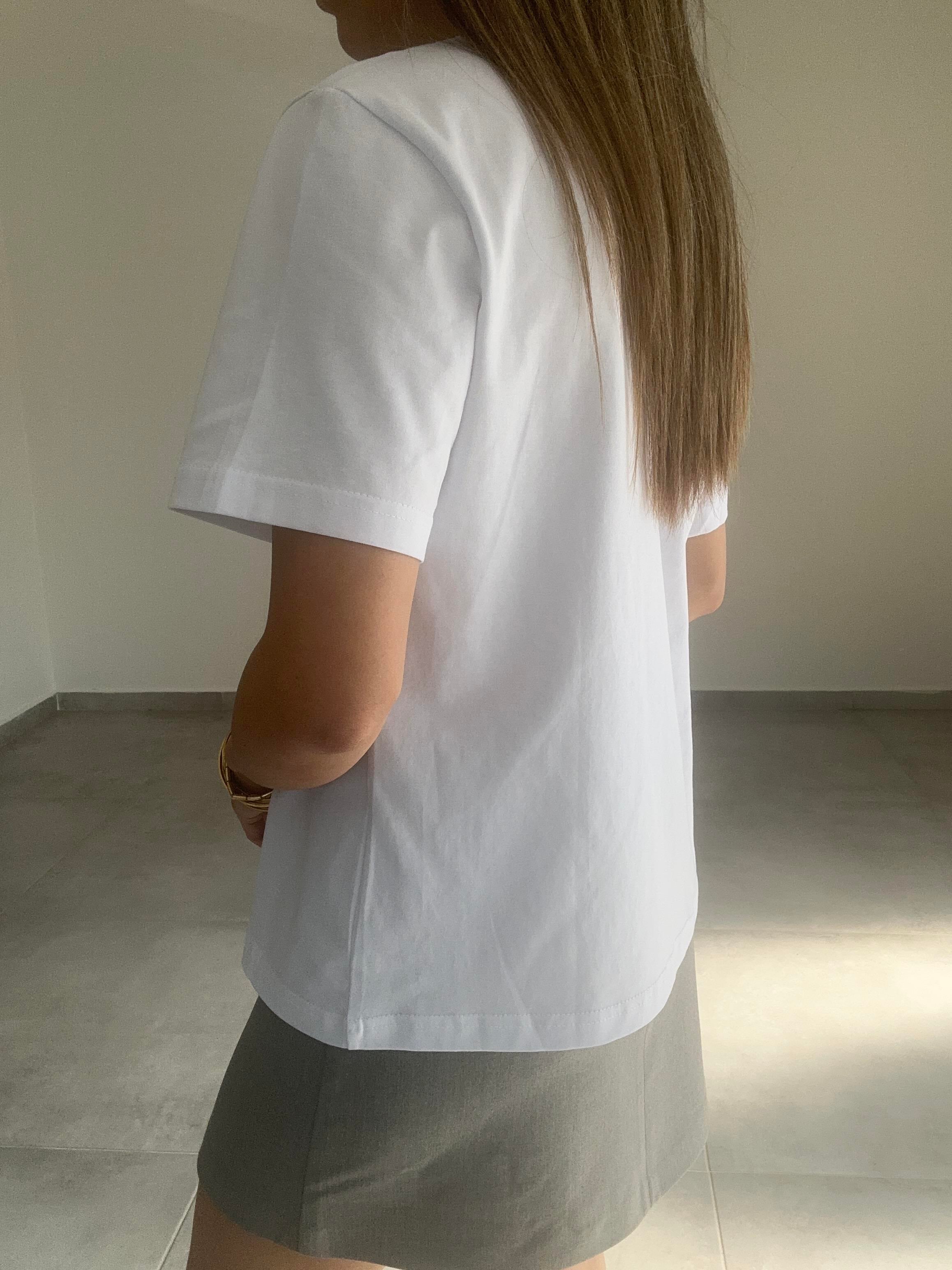 Beyaz Basic Tişört