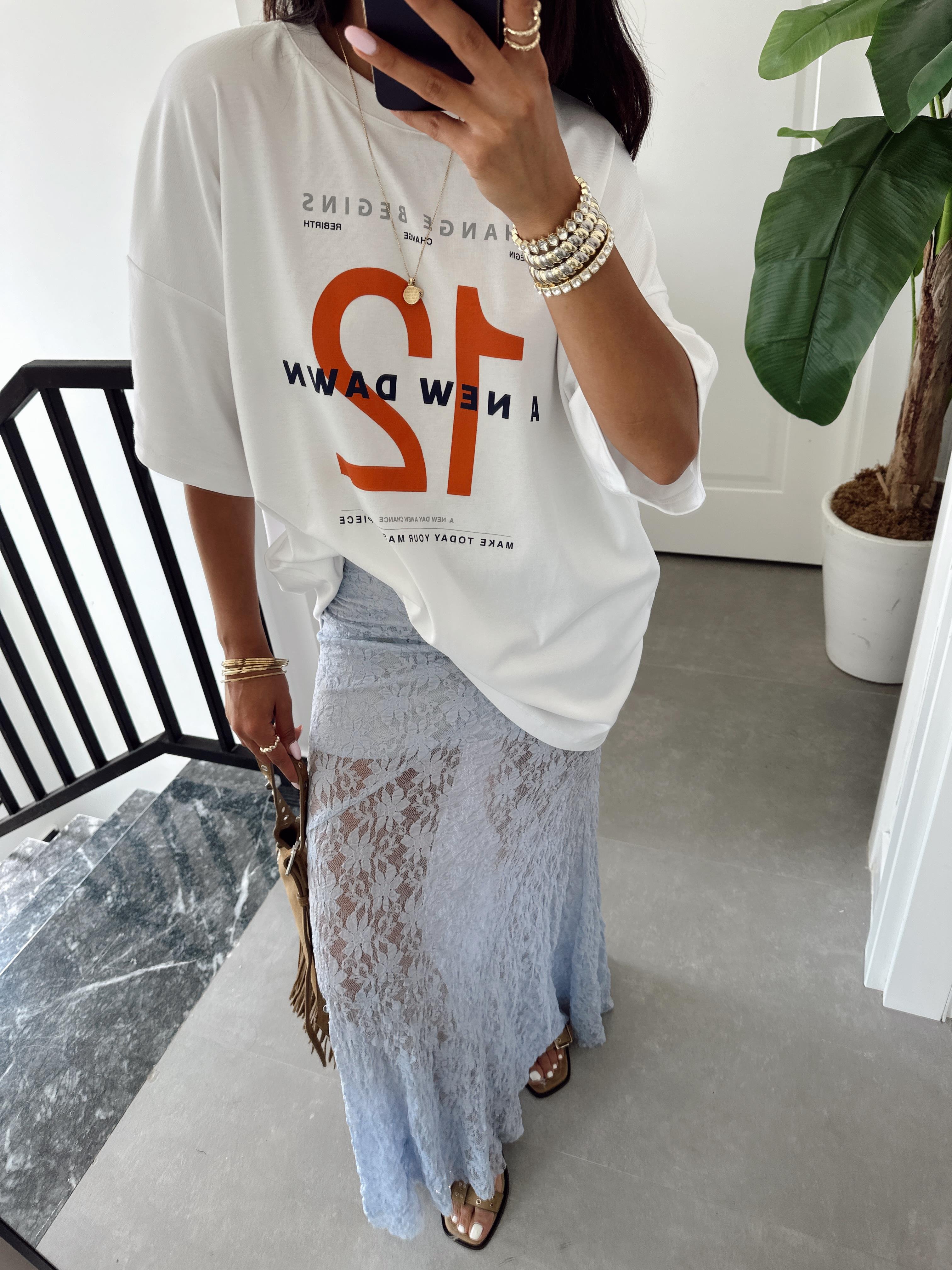 Beyaz Diya Tshirt