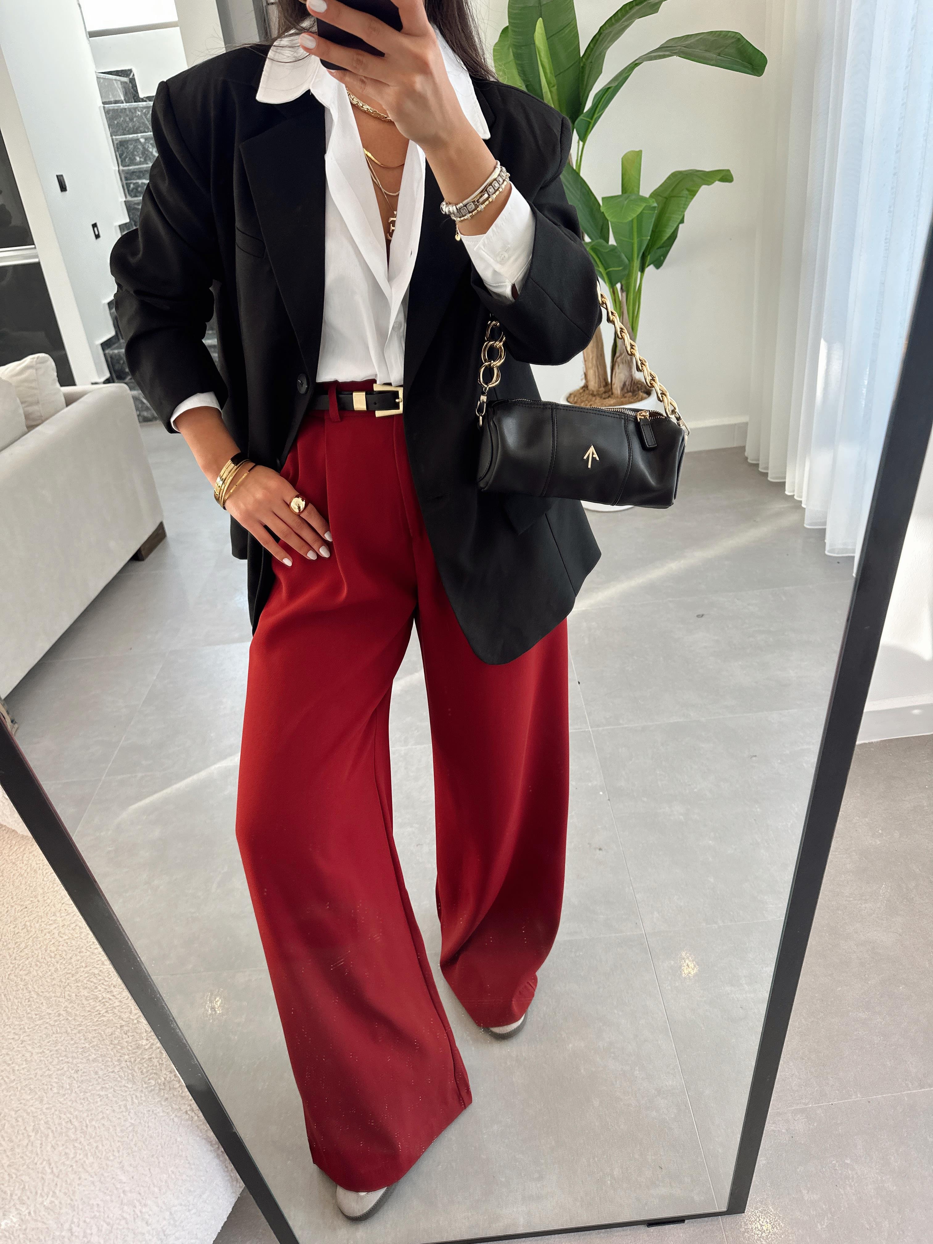 Beyaz Oversize Poplin Gömlek