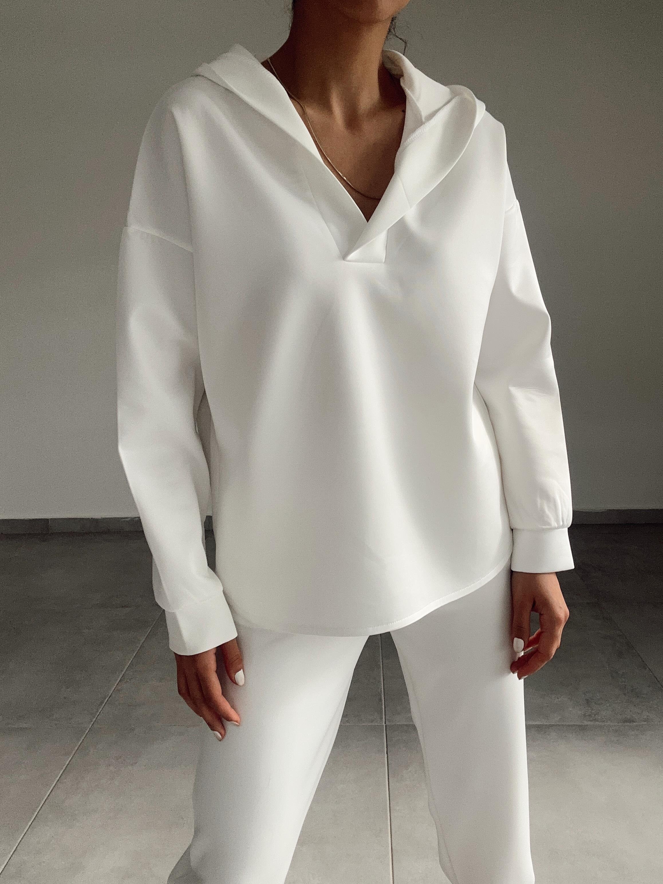 Beyaz Scuba Sweatshirt