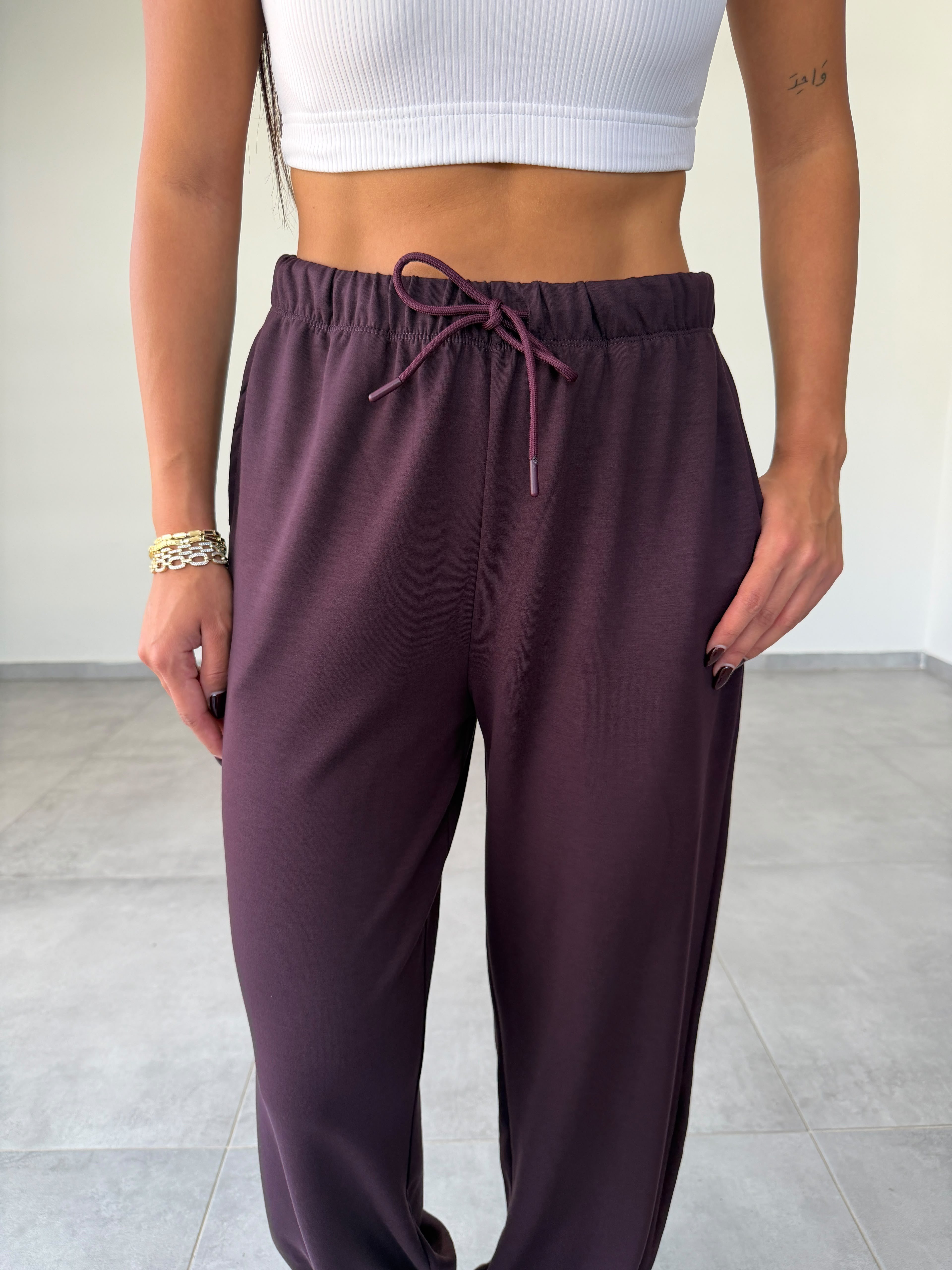 Bordo Modal Jogger Eşofman